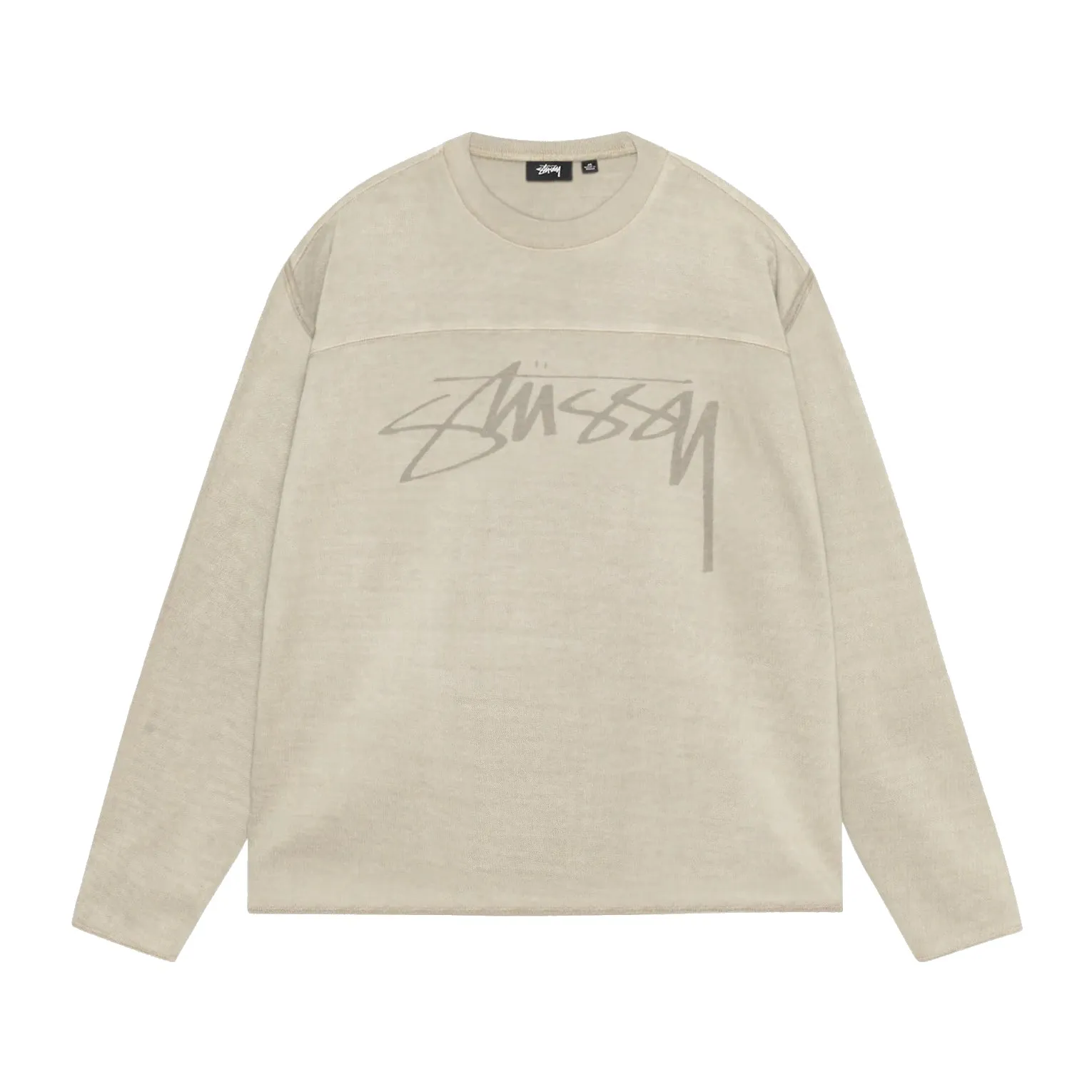 Football Crew Pigment Dyed Cotton