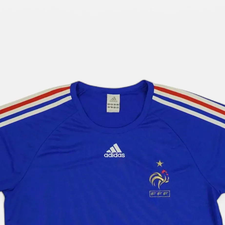 France Adidas 2007-2008 Home Jersey (L)