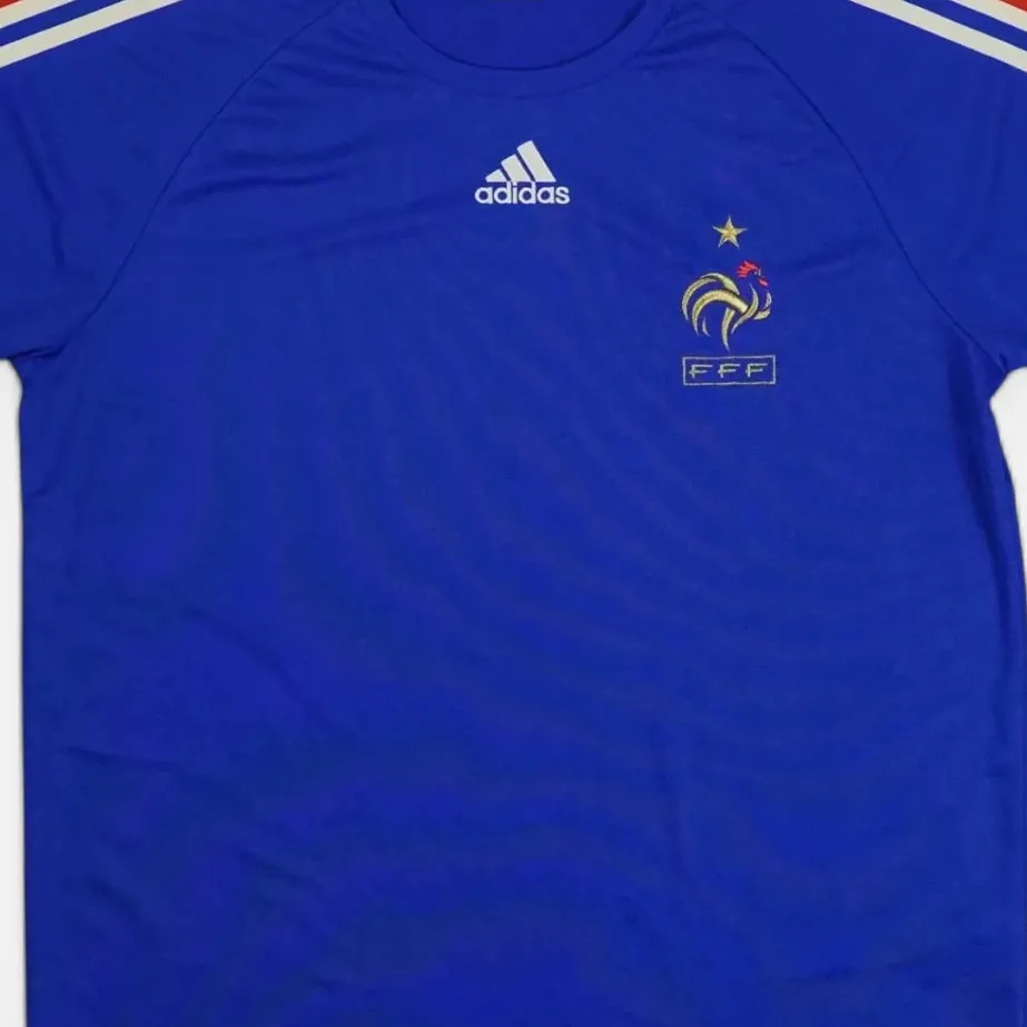 France Adidas 2007-2008 Home Jersey (L)