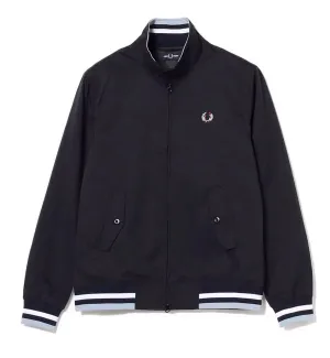 Fred Perry Swing Top Jacket Windbreaker (Black Cyan)