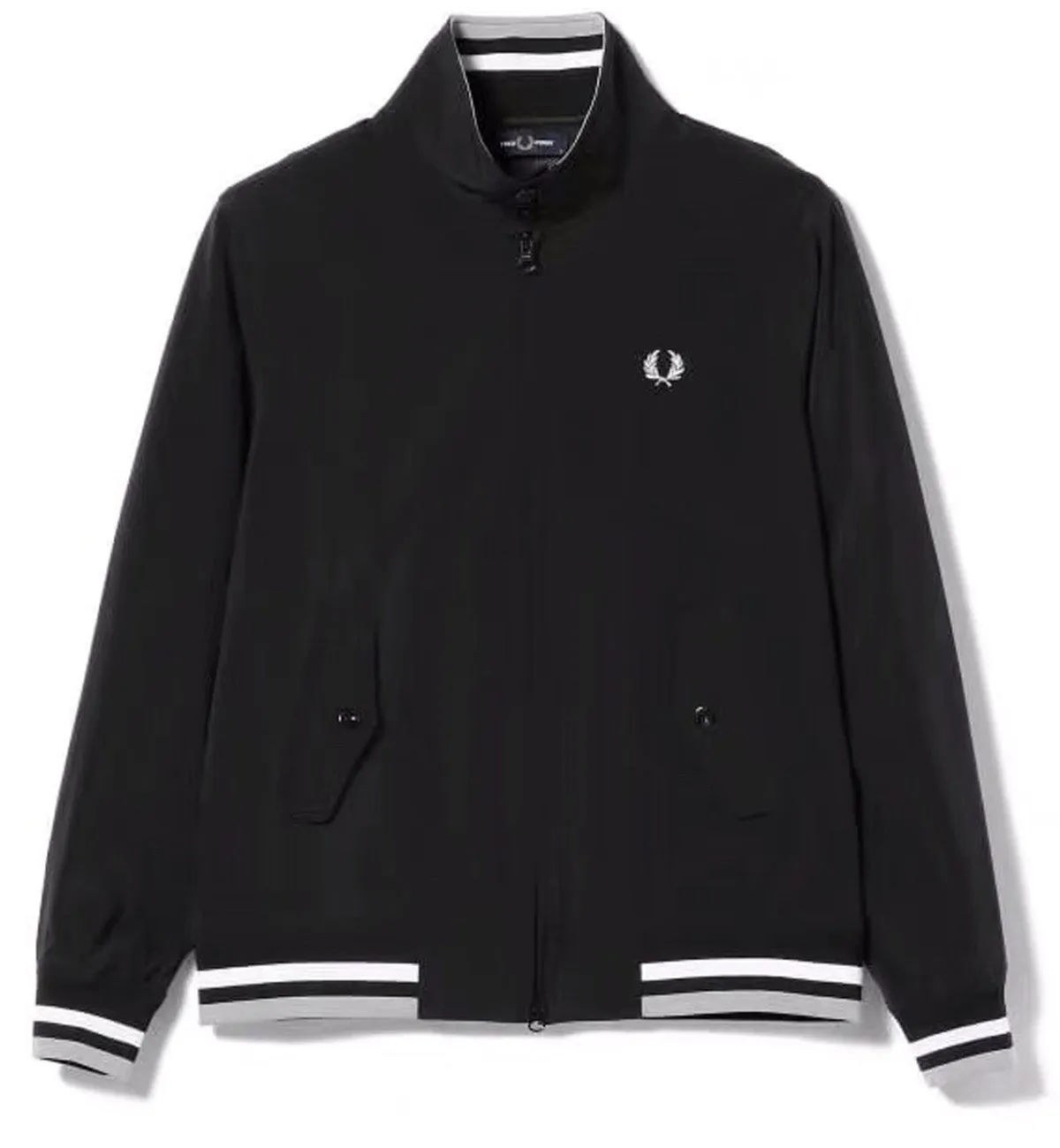 Fred Perry Swing Top Jacket Windbreaker (Black Grey)