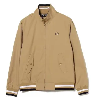 Fred Perry Swing Top Jacket Windbreaker (Khaki White)