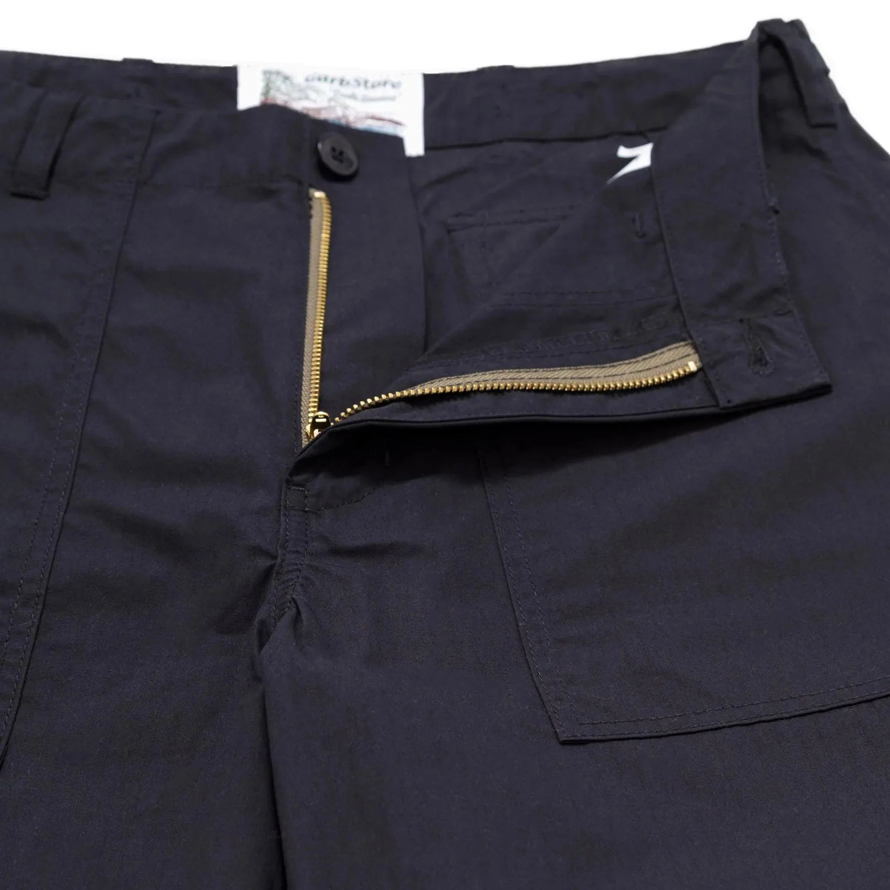 Garbstore Men Ruffle Pants Navy