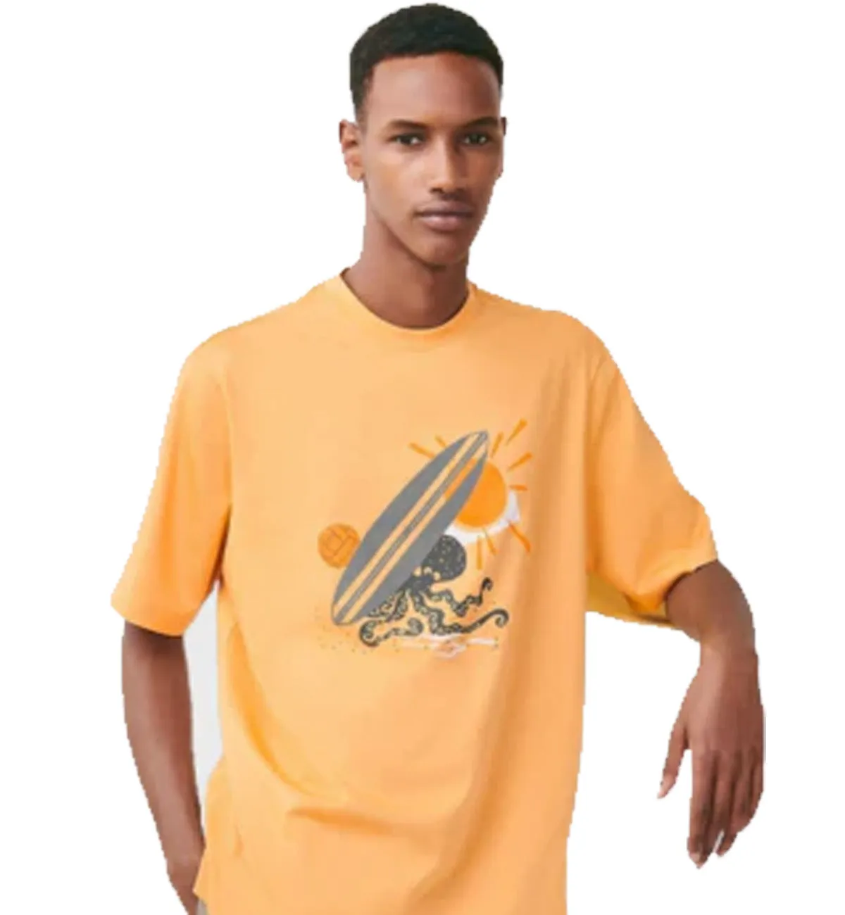Hermes Poulp'Watch T-Shirt (Orange)