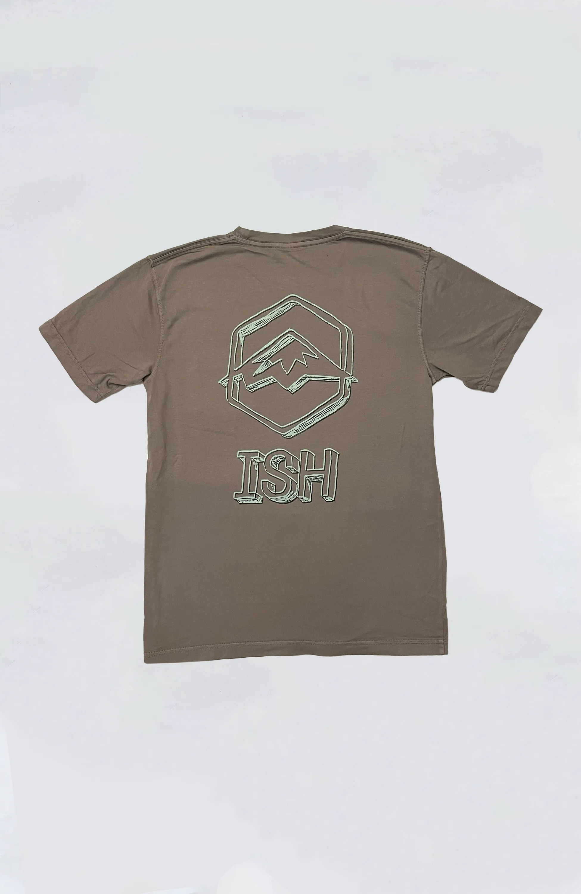 Island Snow Hawaii - IS Hex Sketch Premium Garment Dyed Pocket Tee
