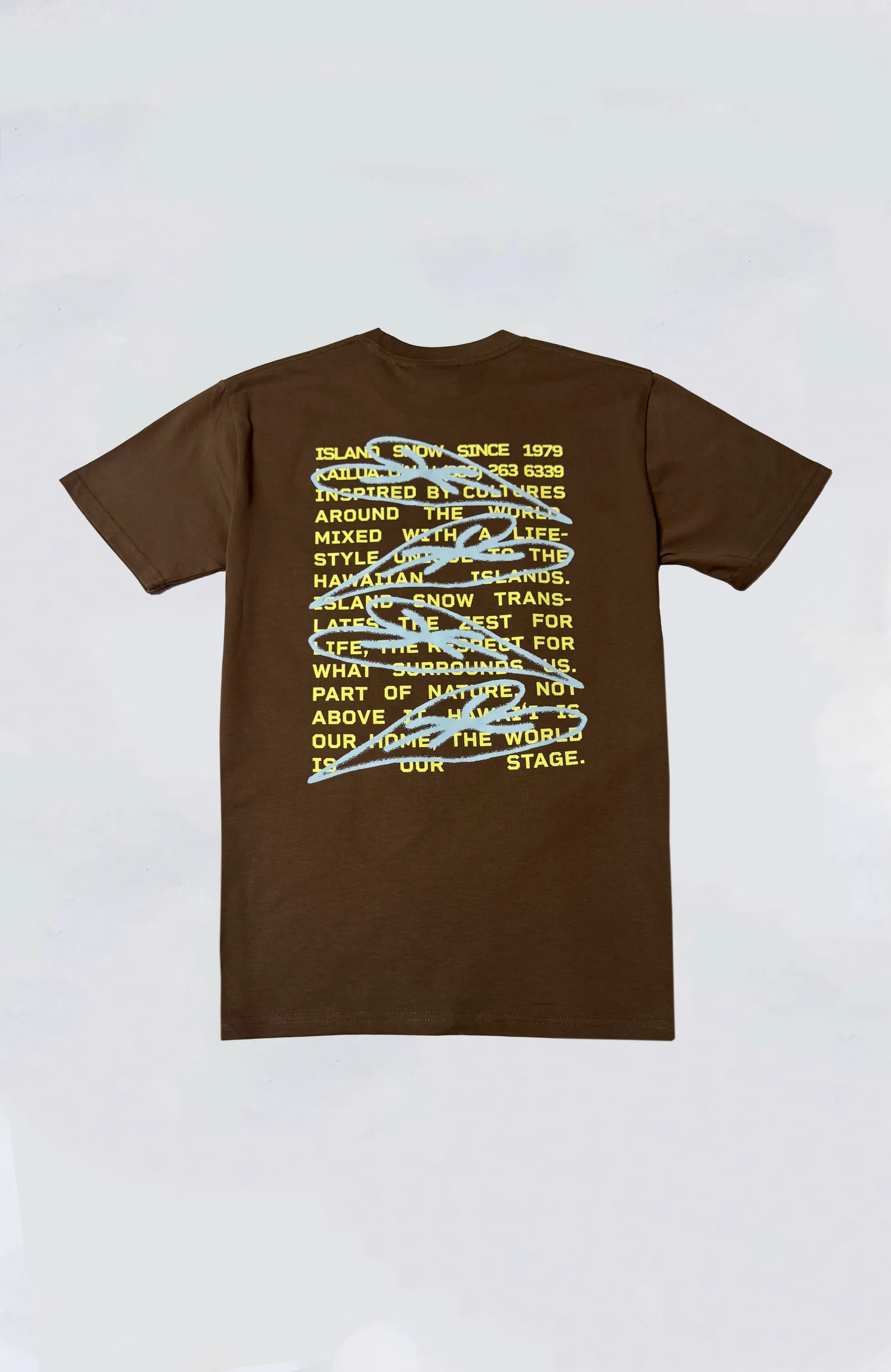 Island Snow Hawaii - IS Leaves Fallin Premium Heavyweight Tee