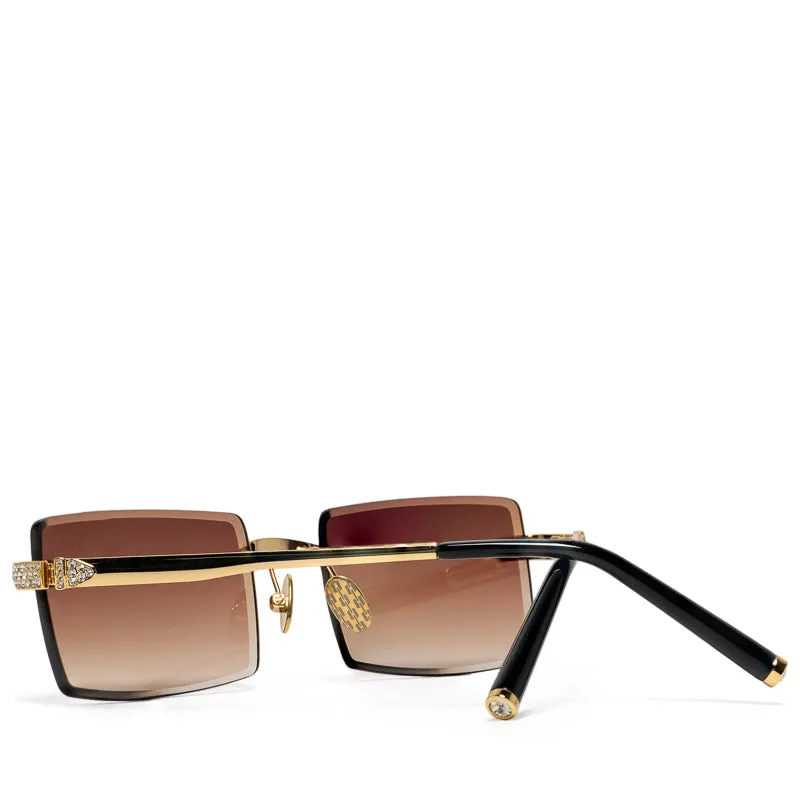 James Oro Iced Authentic - Brown Tint/Gold