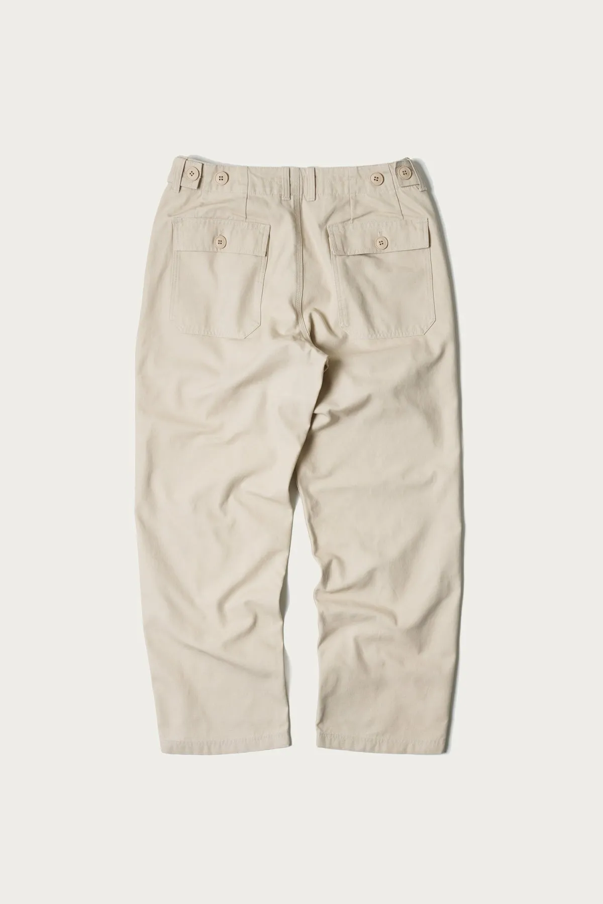 Jungle Cloth Fatigue Pants - Cream