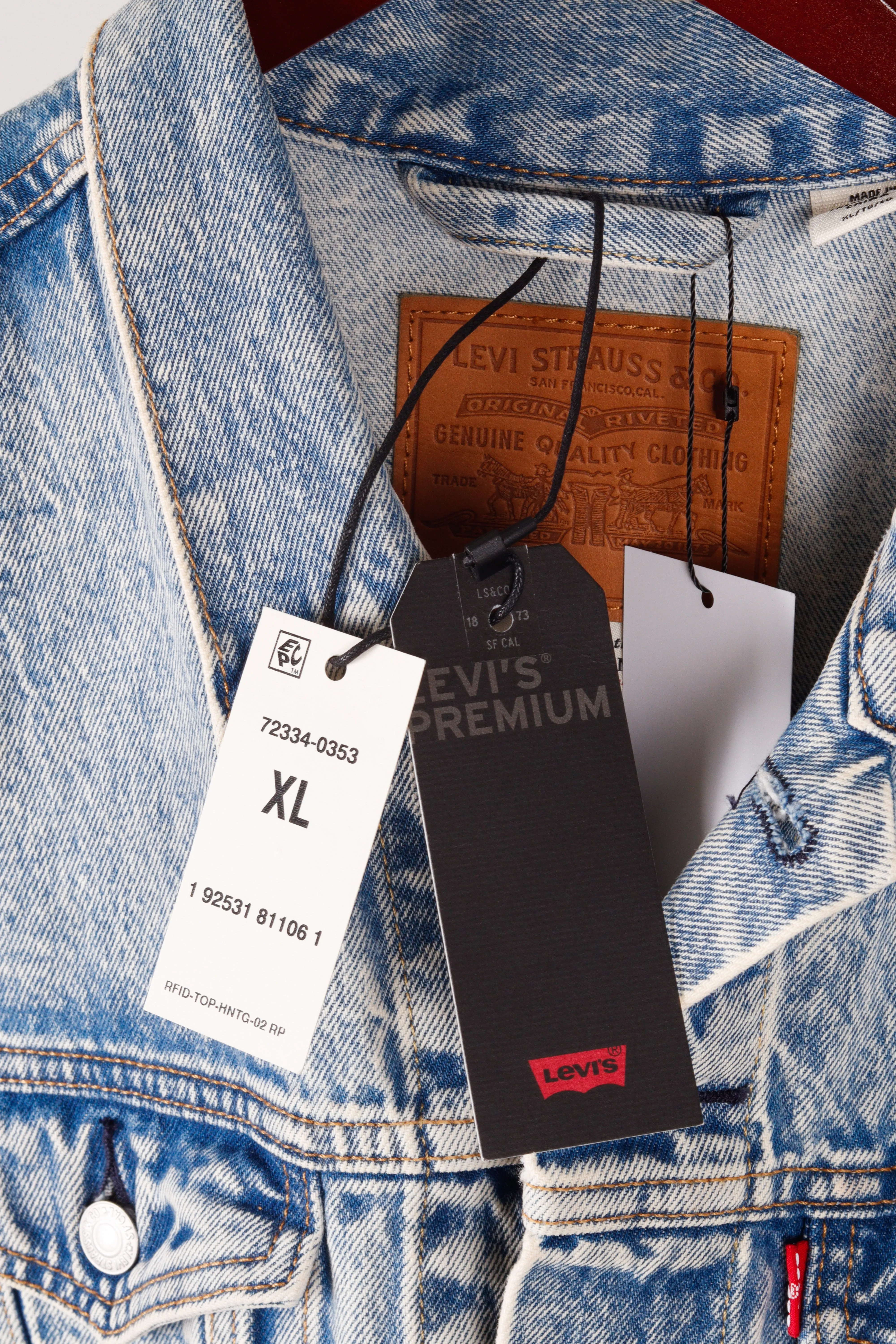 Levi's Premium 'Medium Wash Type 3' Denim Trucker Jacket (2018)