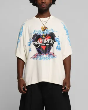 Loiter Hearts T-Shirt Off White