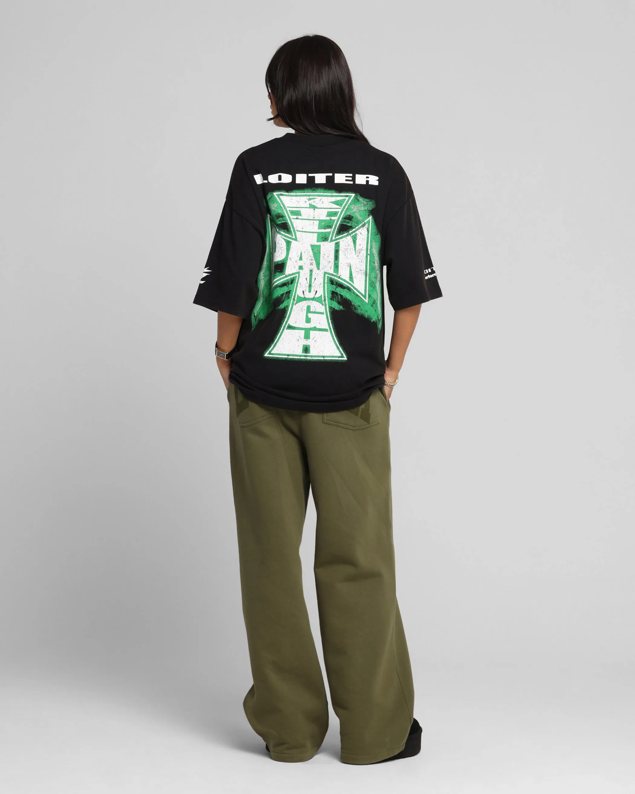 Loiter Liberty Vintage T-Shirt Vintage Black
