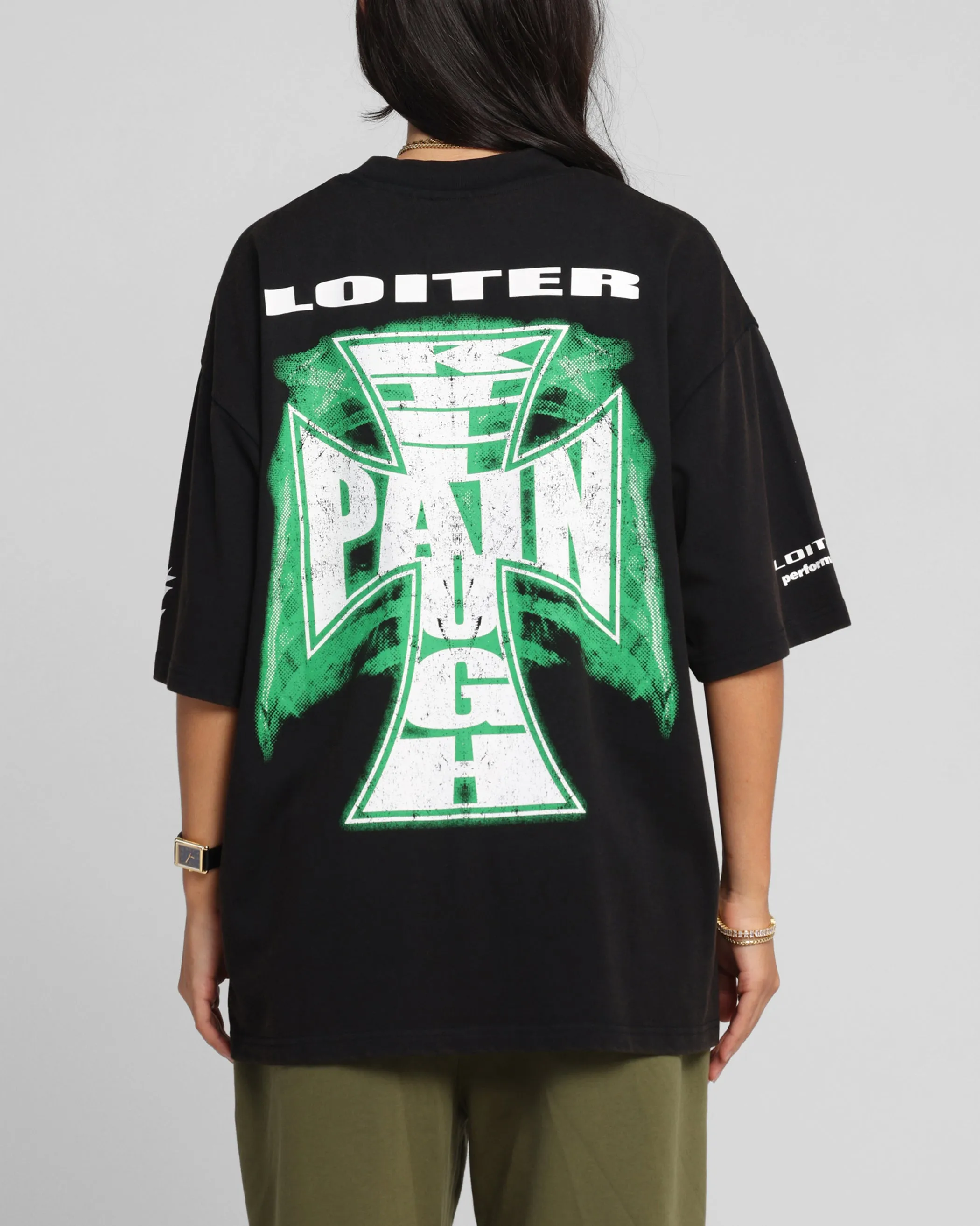 Loiter Liberty Vintage T-Shirt Vintage Black