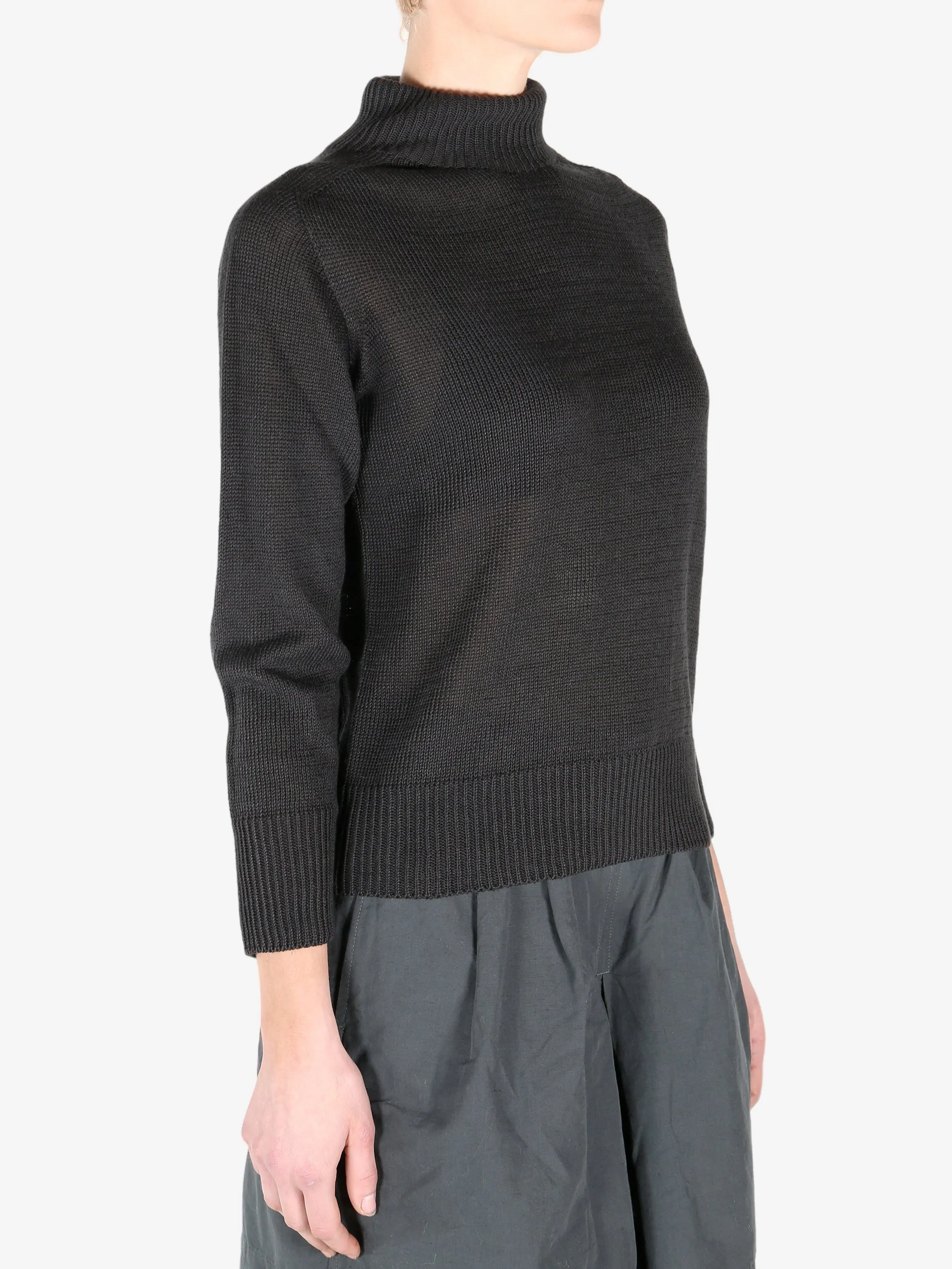 MARGARET HOWELL - Women Seamless Roll Neck Top