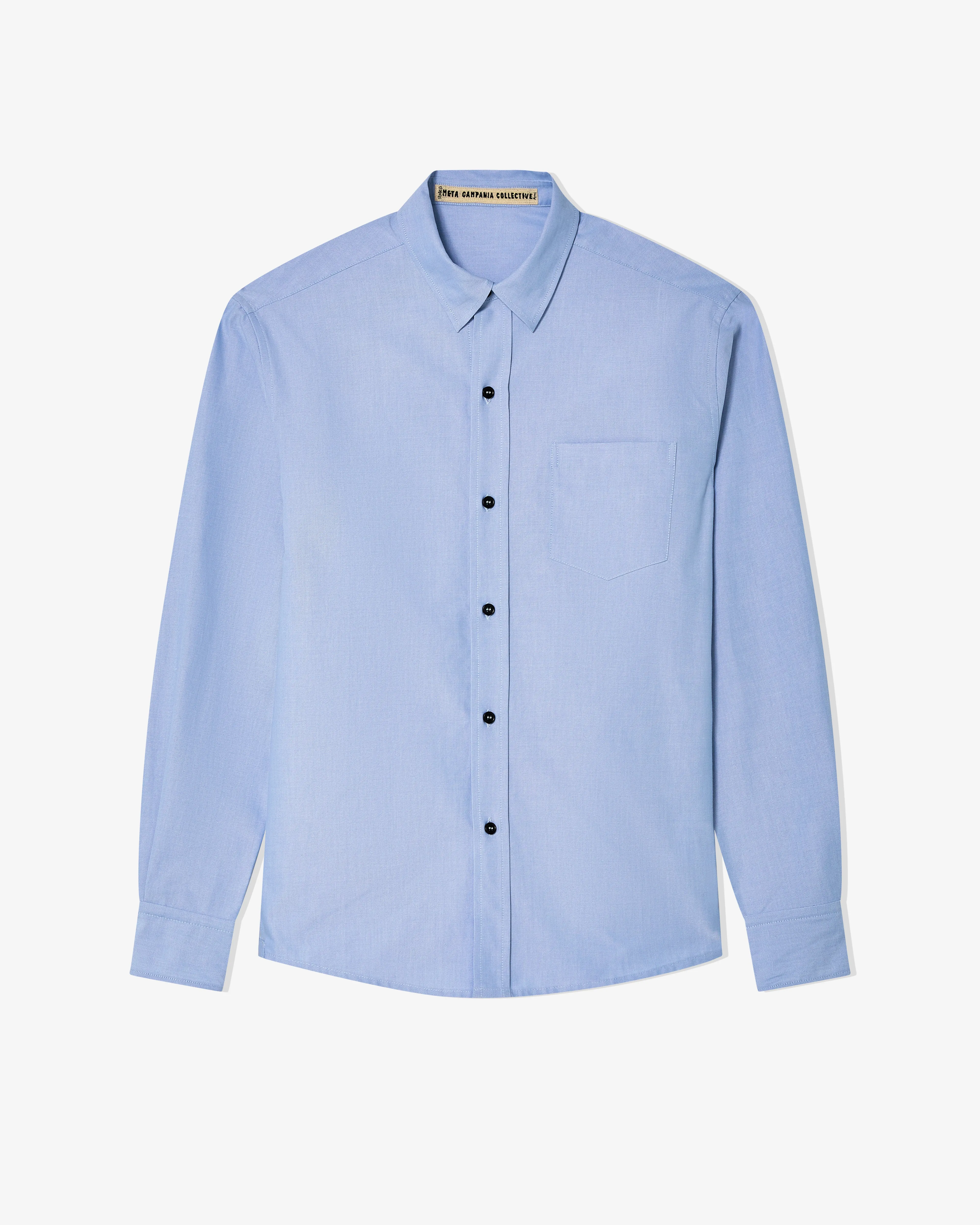 Meta Campania Collective - Men's Pablo Unlined Oxford Shirt - (Mid Sky Blue)