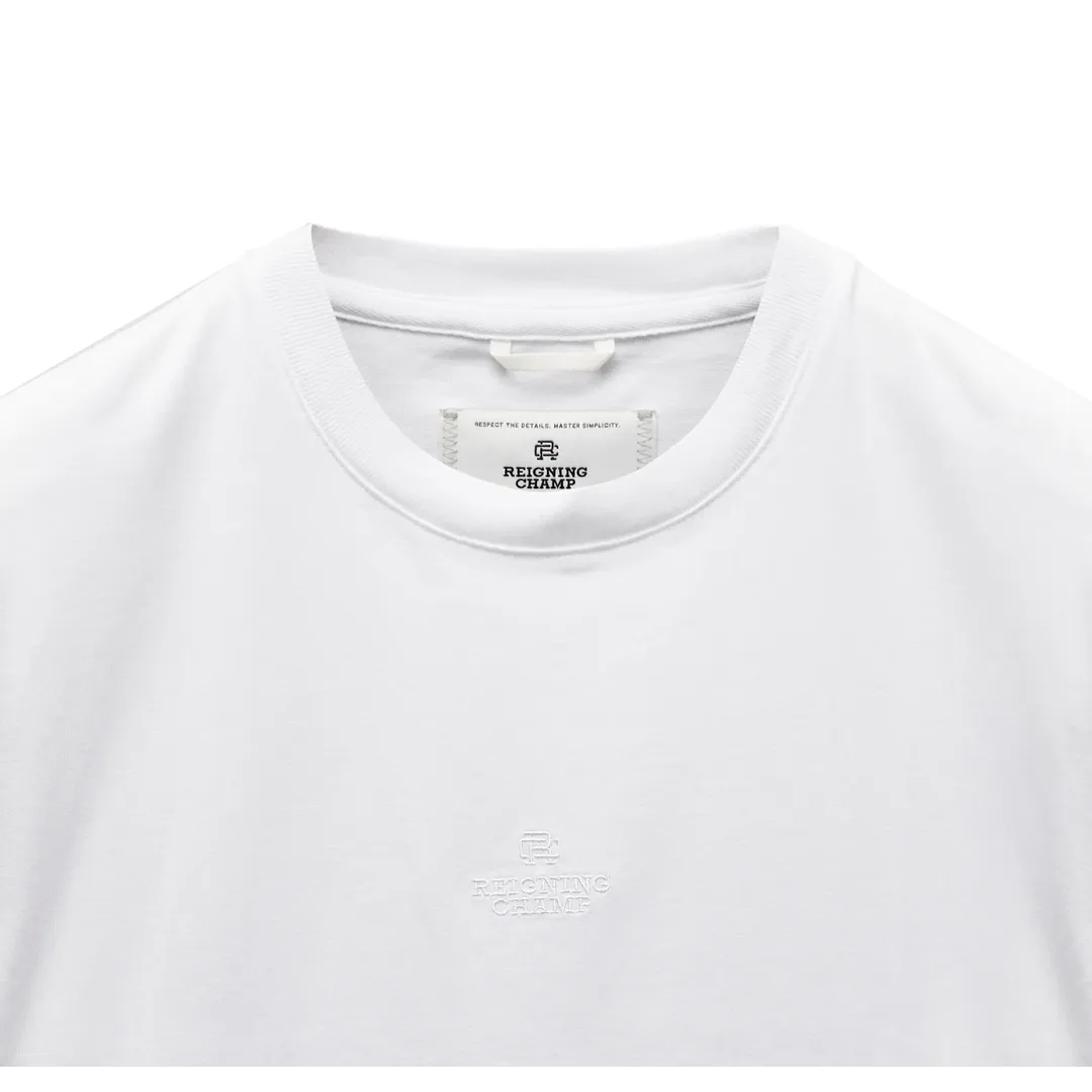 MIDWEIGHT JERSEY LOCKUP OG TEE WHITE