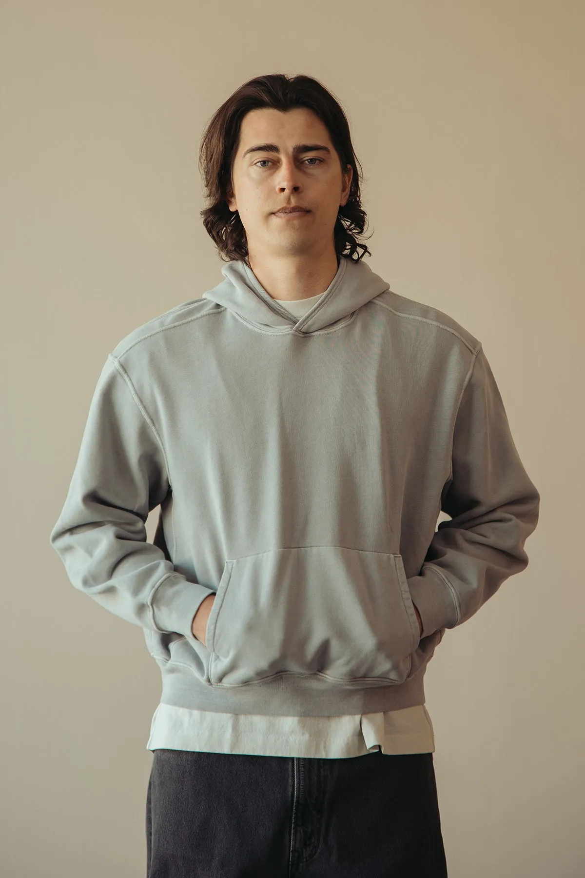 Mini Hoodie - Pigment Chalk