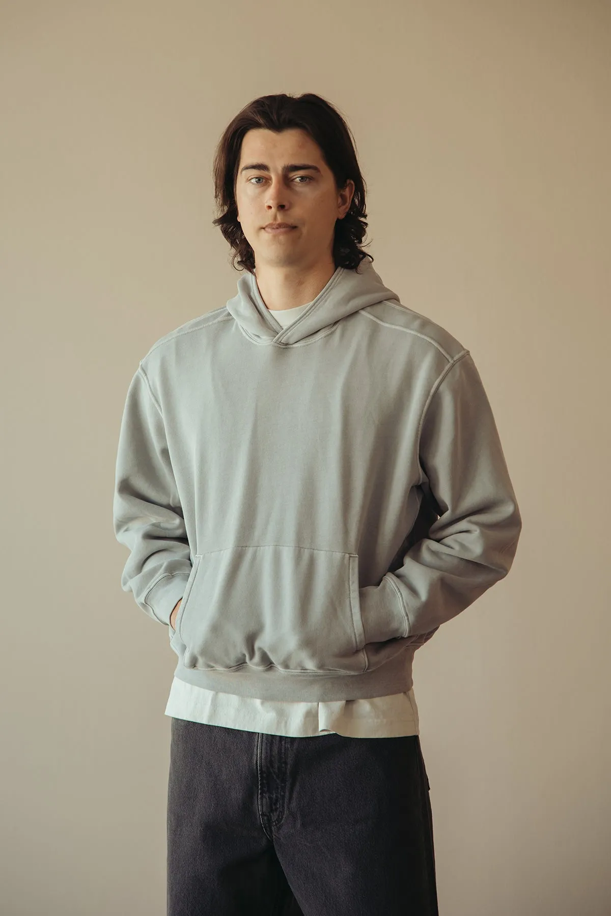 Mini Hoodie - Pigment Chalk