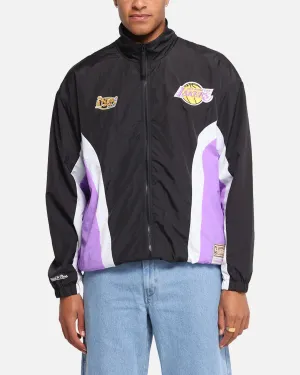 Mitchell & Ness Los Angeles Lakers Nylon Track Jacket Black/Purple