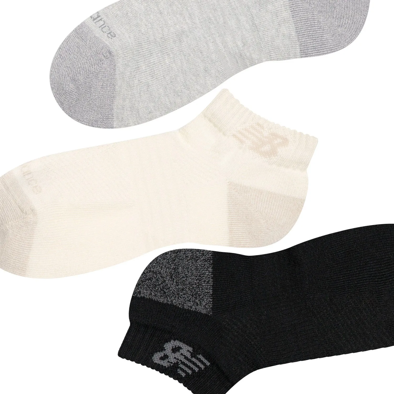 New Balance Active Low Cut Socks 3 Pack Assorted Colors 1
