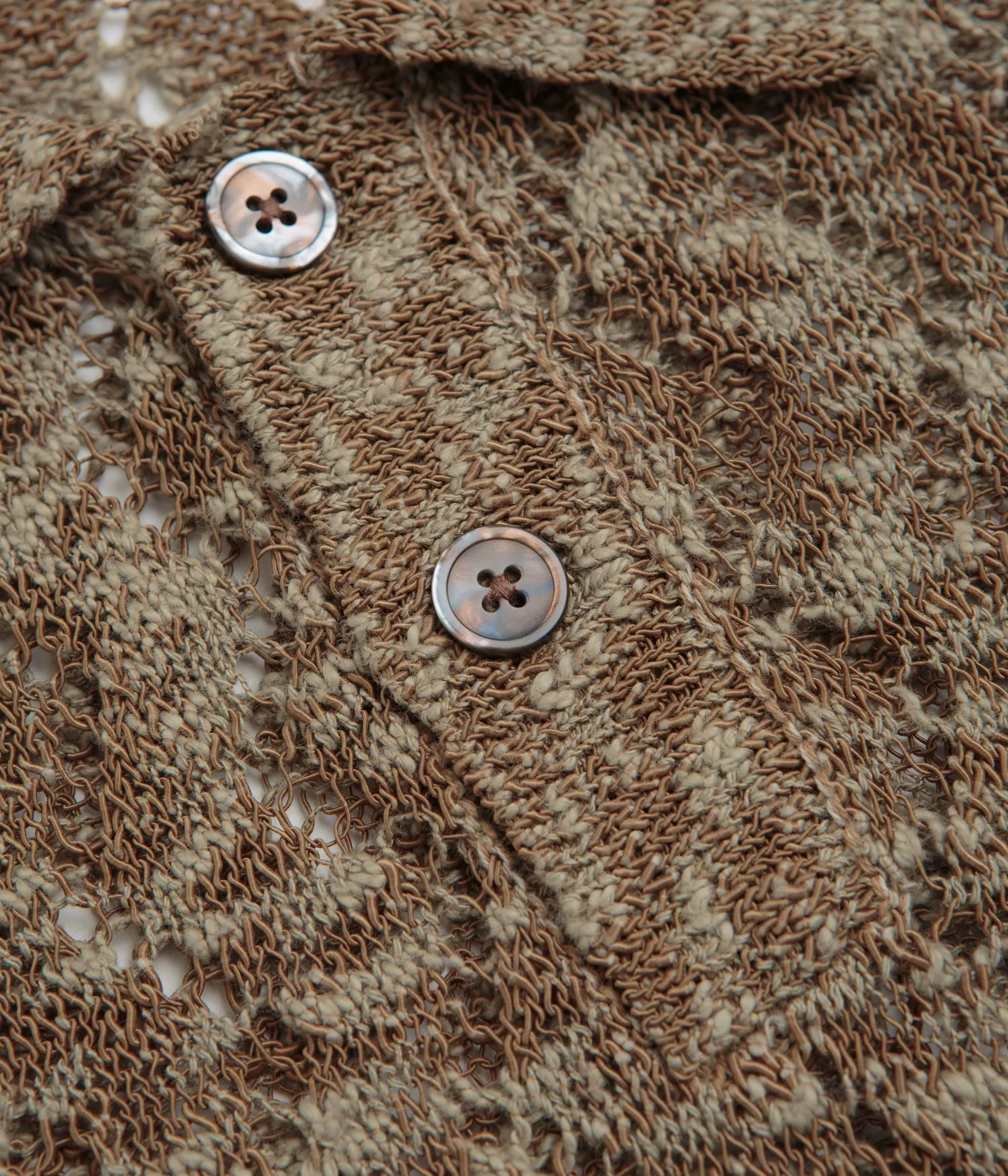 Obey Andre Polo Short Sleeve Sweatshirt - Toffee Brown