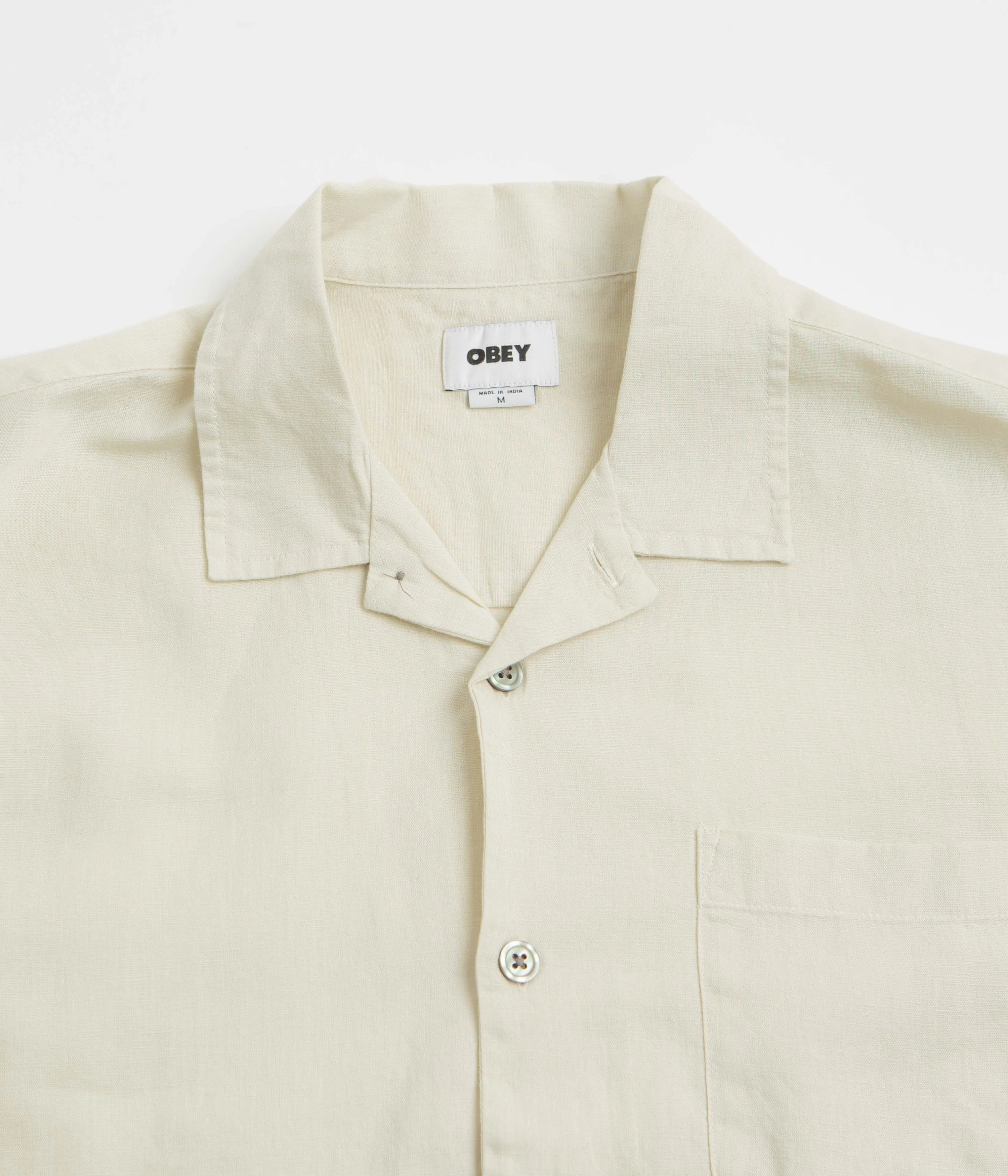 Obey Quentin Short Sleeve Shirt - Birch Multi