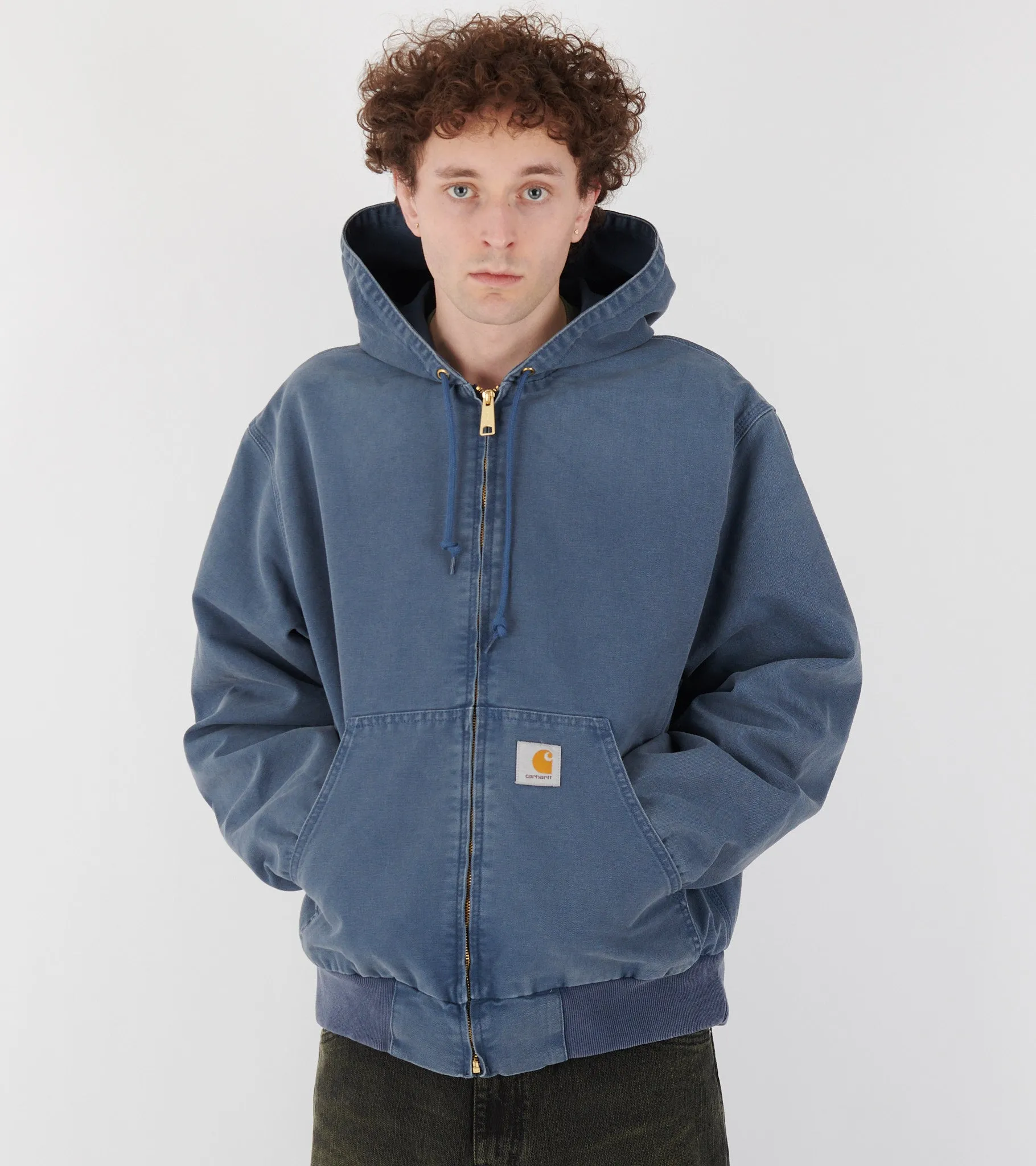 OG Active Jacket Stone Canvas Dusky Blue