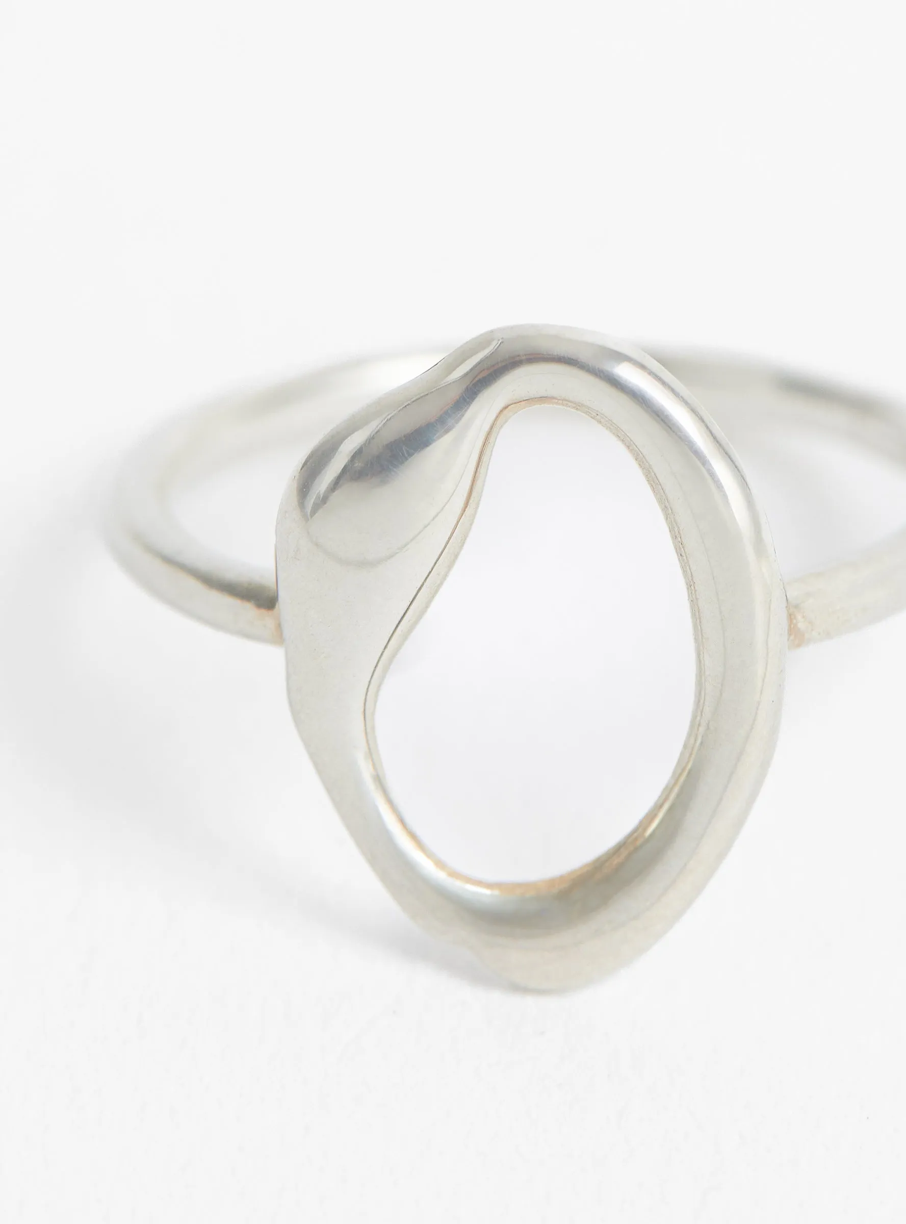 Organic Oval Sterling Silver