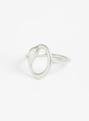 Organic Oval Sterling Silver