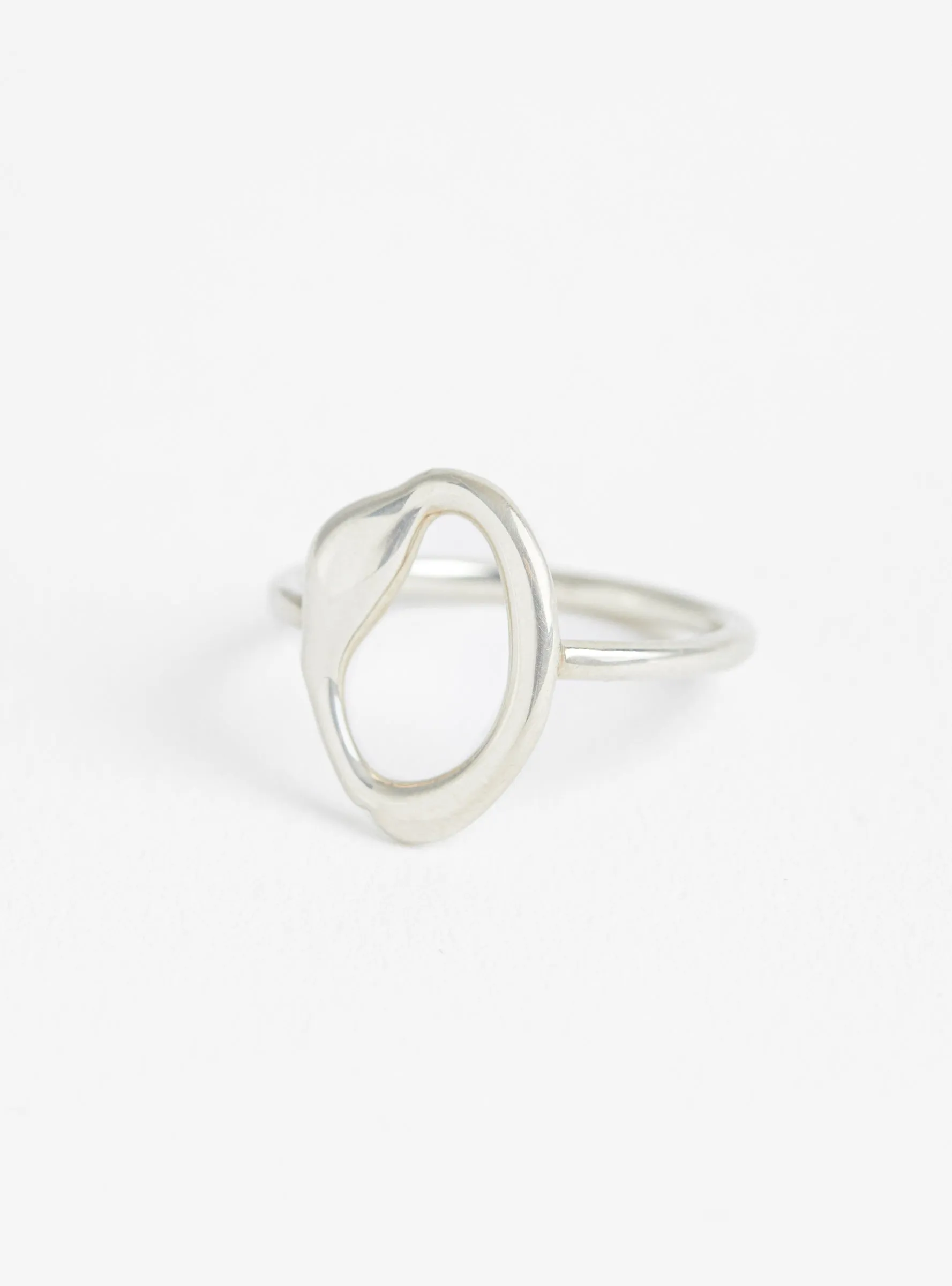 Organic Oval Sterling Silver