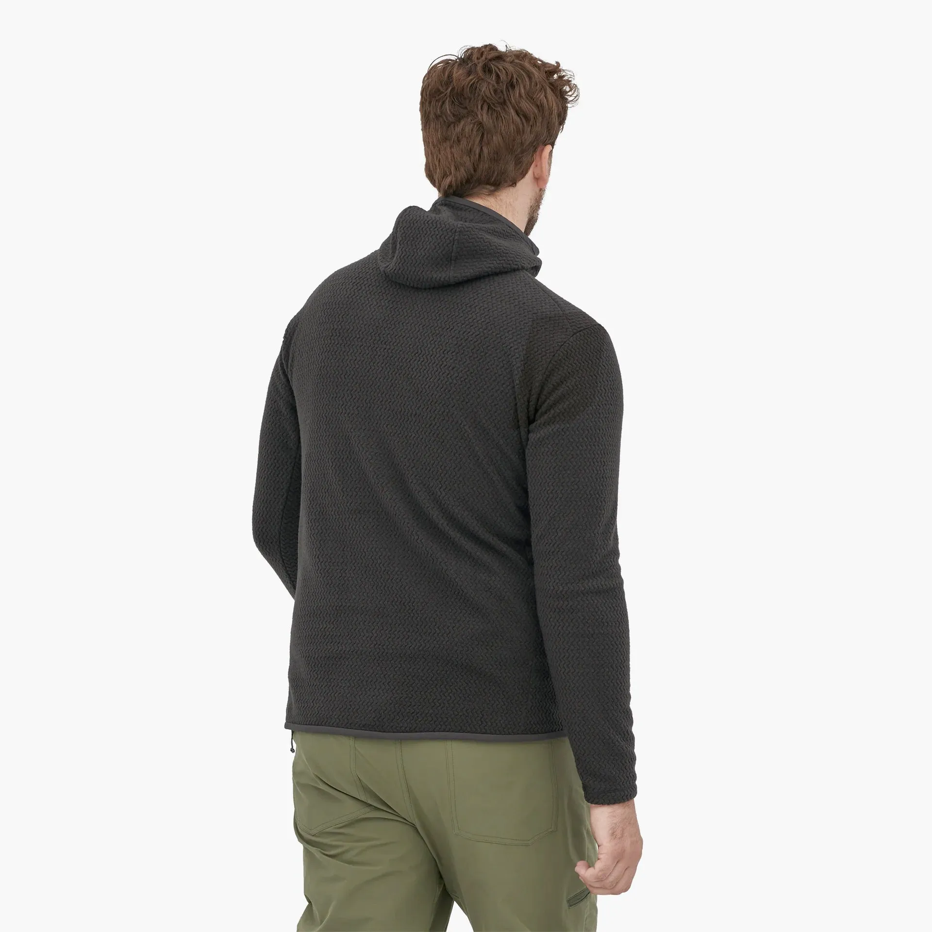 Patagonia M's R1 Air Full-Zip Hood Black