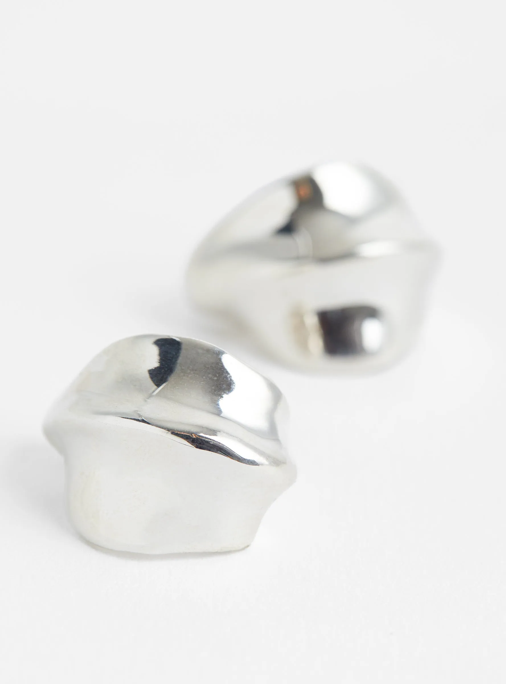 Petite Curve Hoops Sterling Silver