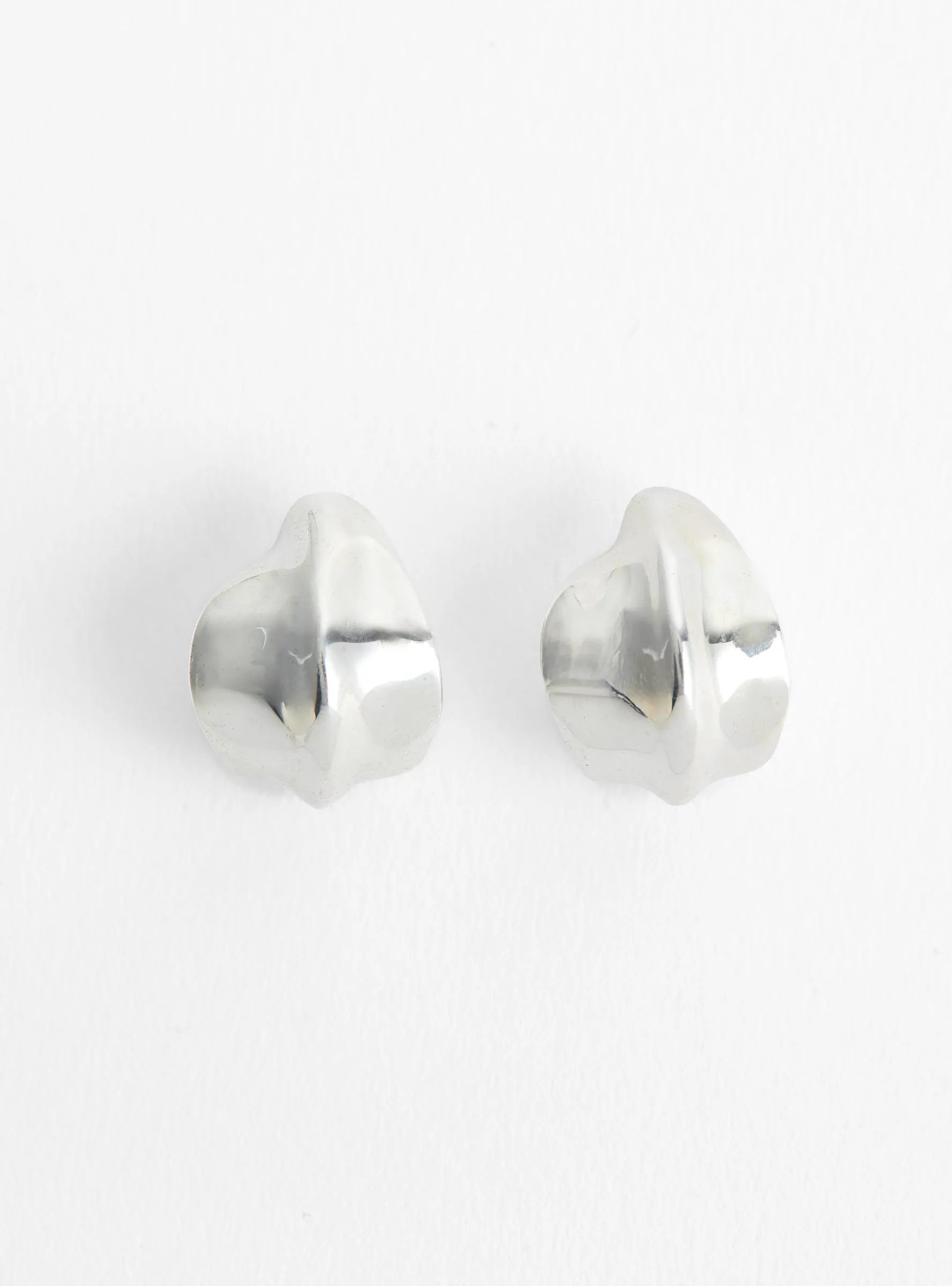 Petite Curve Hoops Sterling Silver
