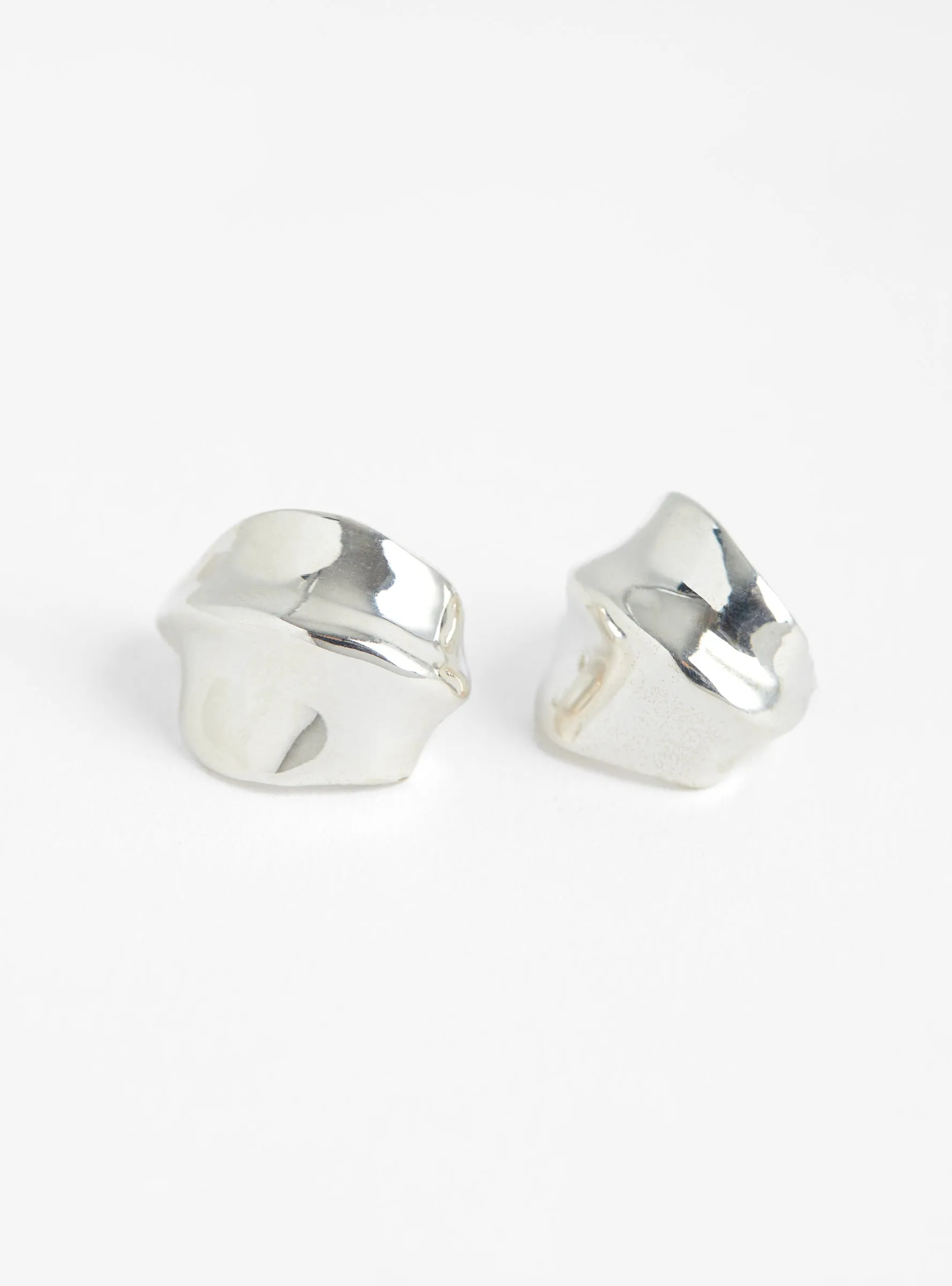 Petite Curve Hoops Sterling Silver