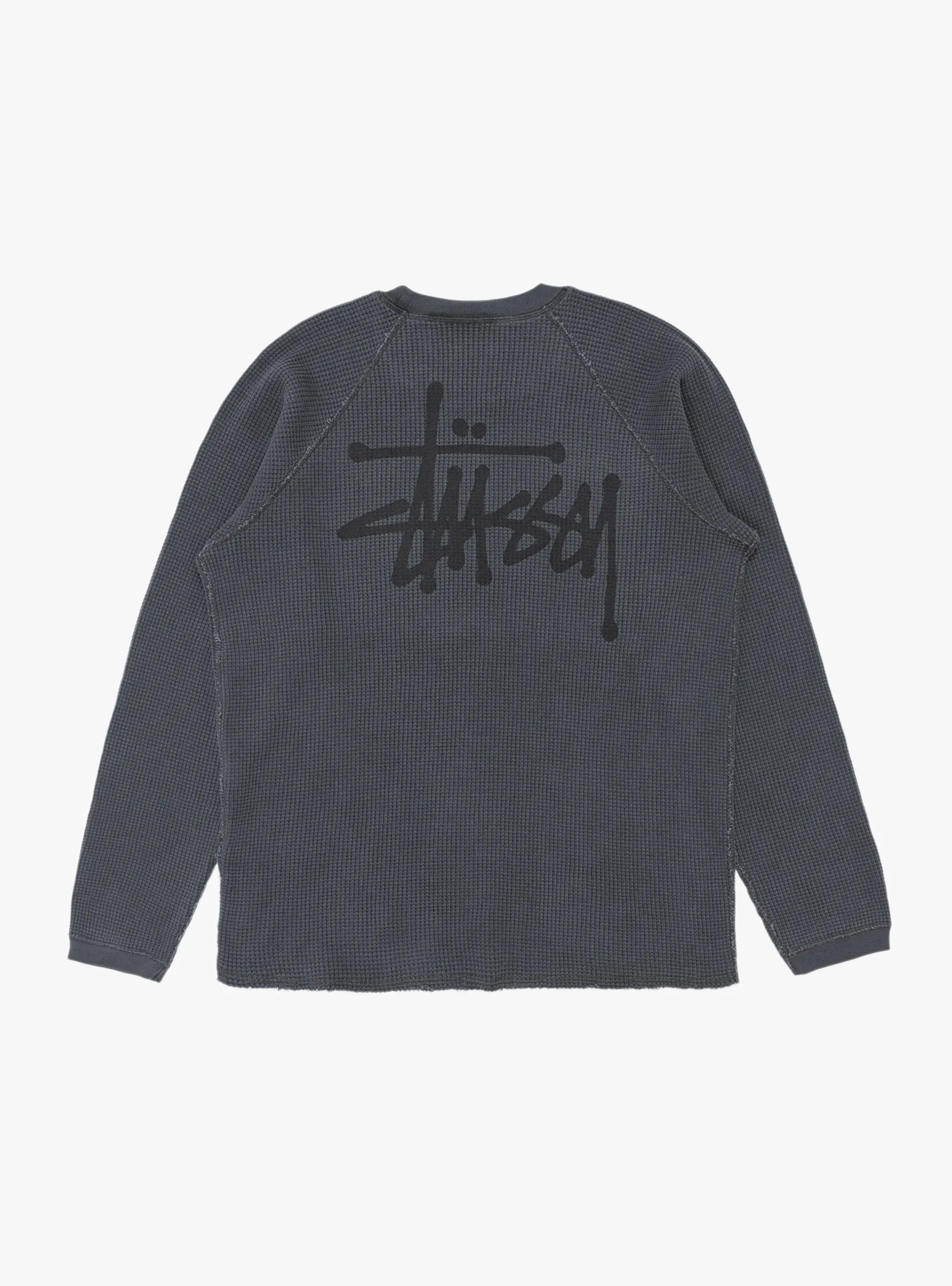 Raglan Thermal Basic Stock Washed Black