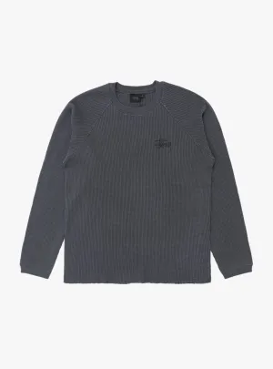 Raglan Thermal Basic Stock Washed Black