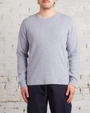 Reigning Champ 1x1 Slub Knit Long Sleeve T-Shirt Heather Grey
