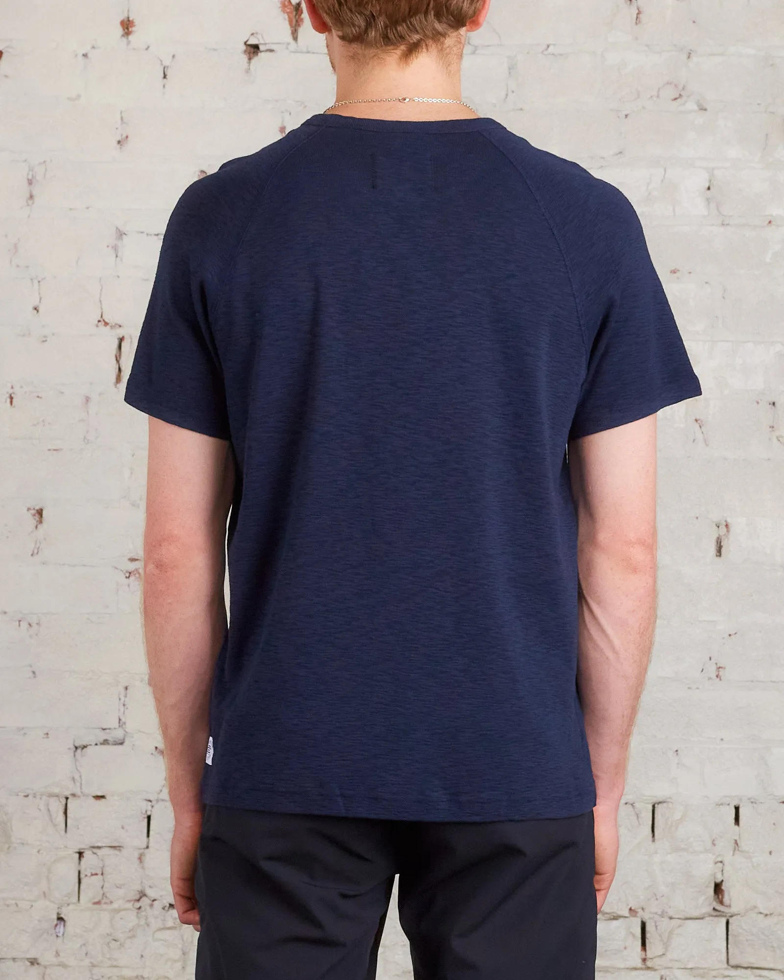 Reigning Champ 1x1 Slub Knit T-Shirt Navy