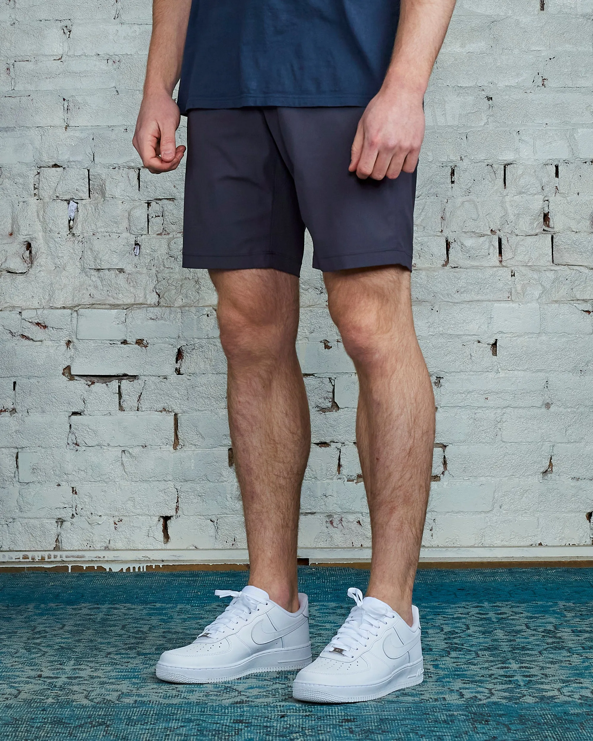 Reigning Champ Coach's Short Charcoal Primeflex