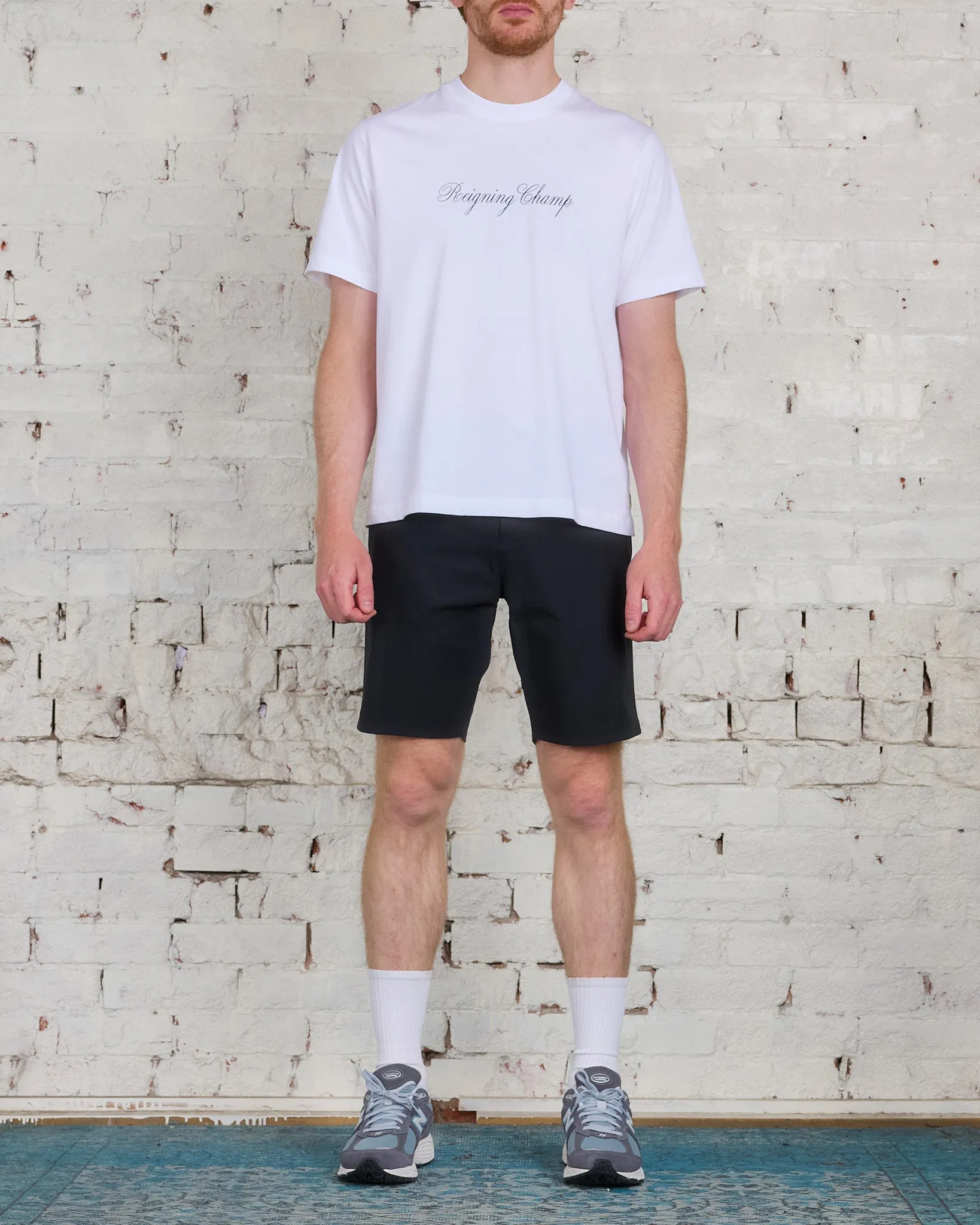 Reigning Champ Knit Coach's Short Black
