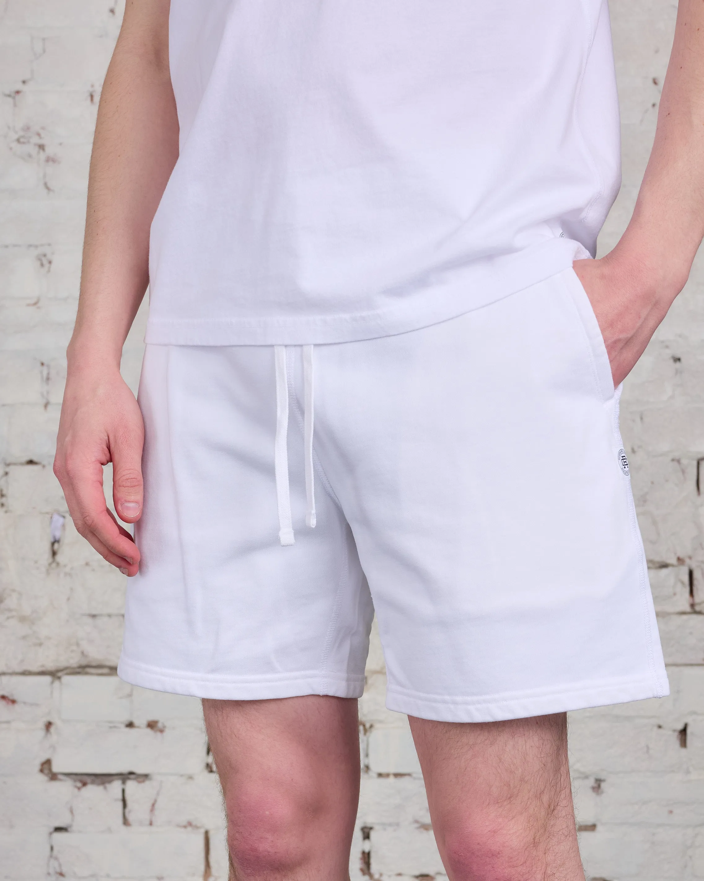 Reigning Champ Midweight Terry 6 Sweatshort Vintage White