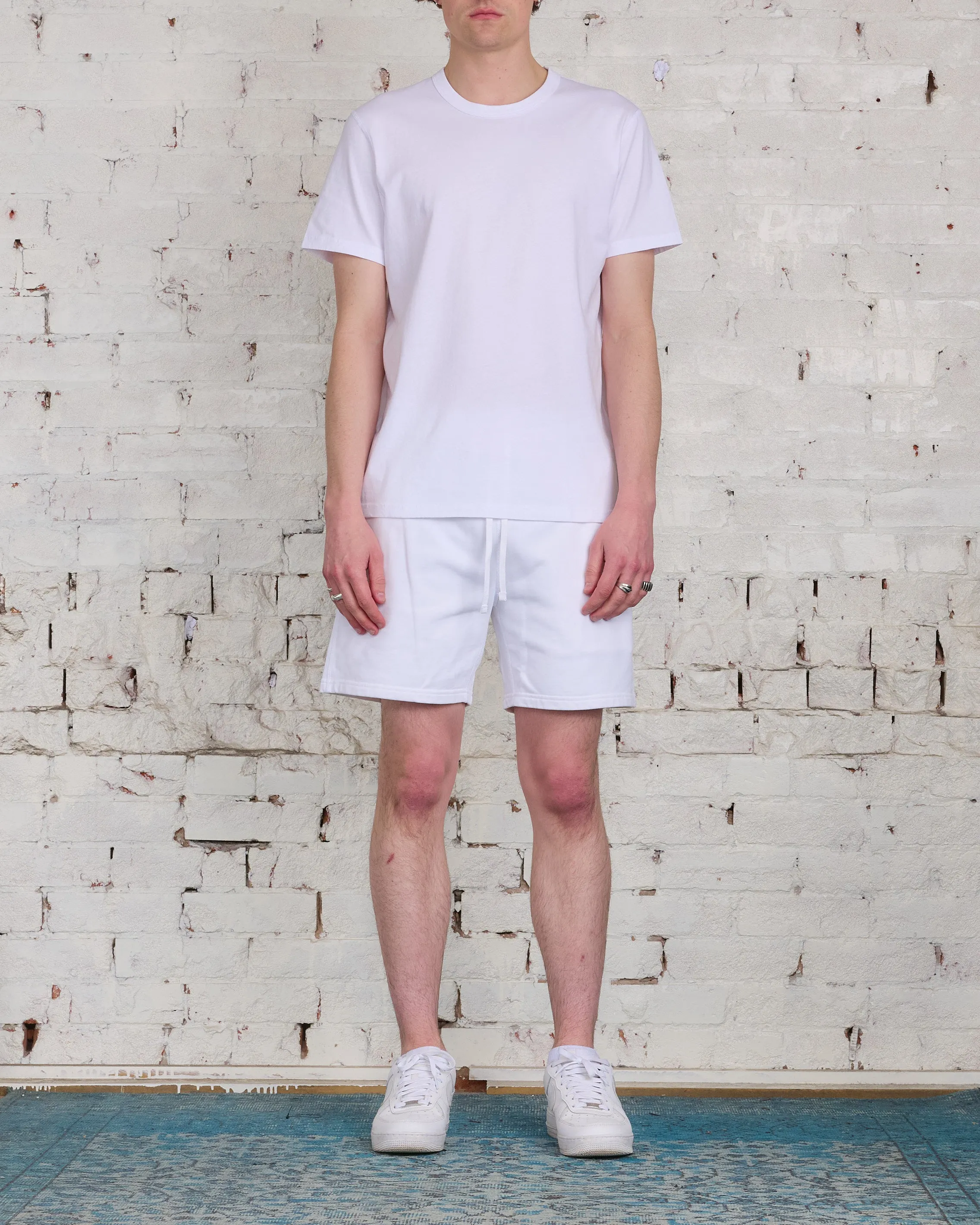 Reigning Champ Midweight Terry 6 Sweatshort Vintage White