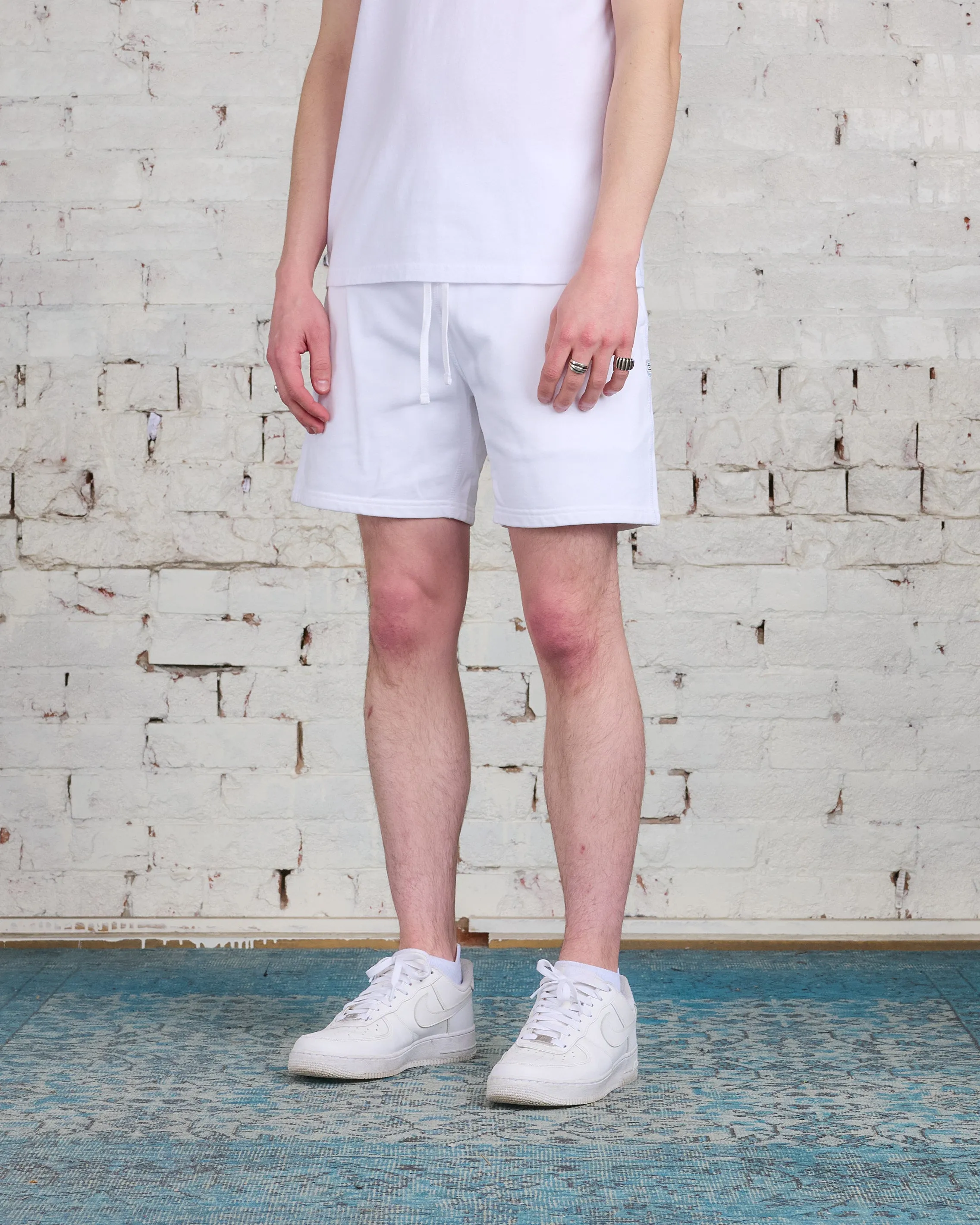 Reigning Champ Midweight Terry 6 Sweatshort Vintage White
