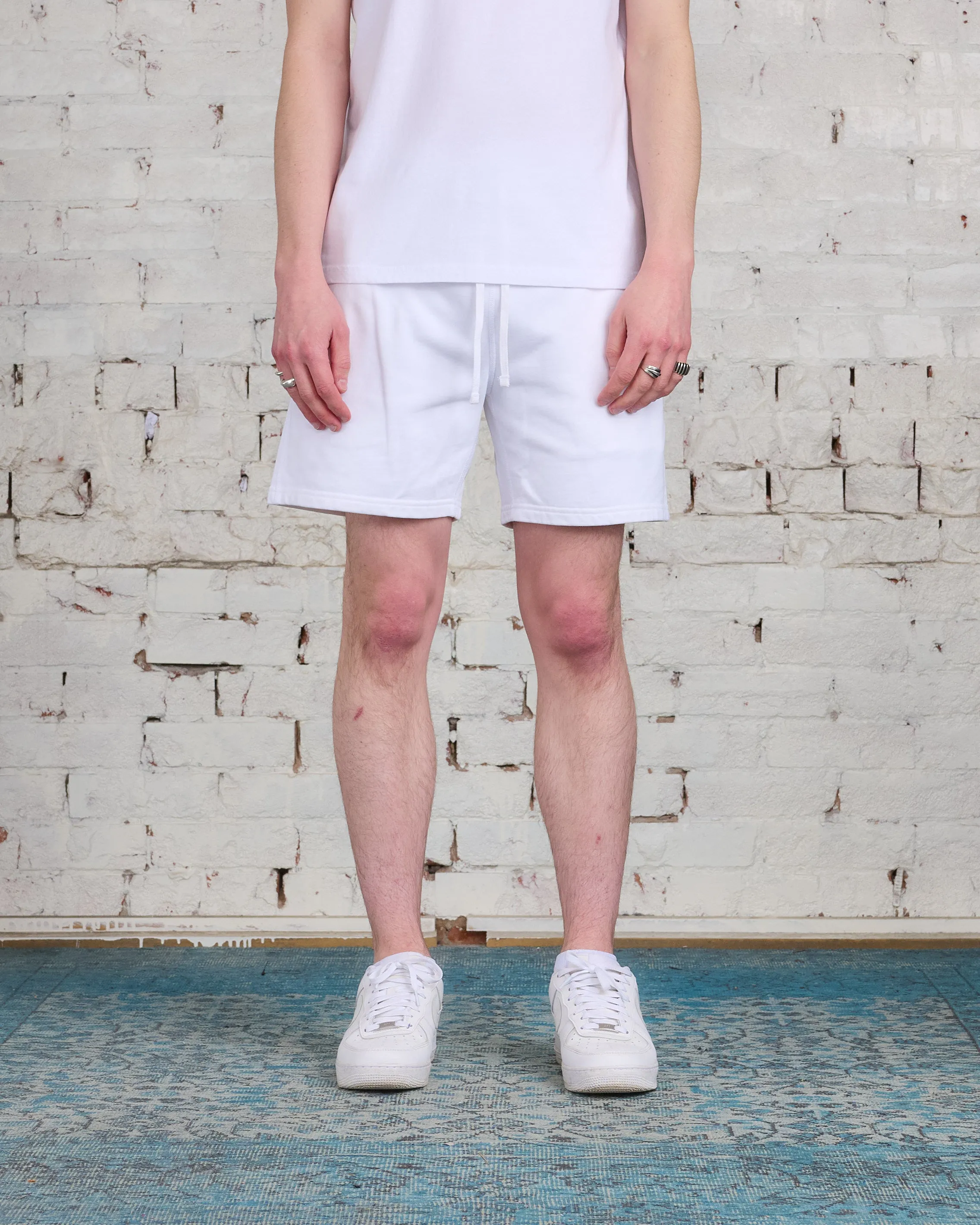 Reigning Champ Midweight Terry 6 Sweatshort Vintage White