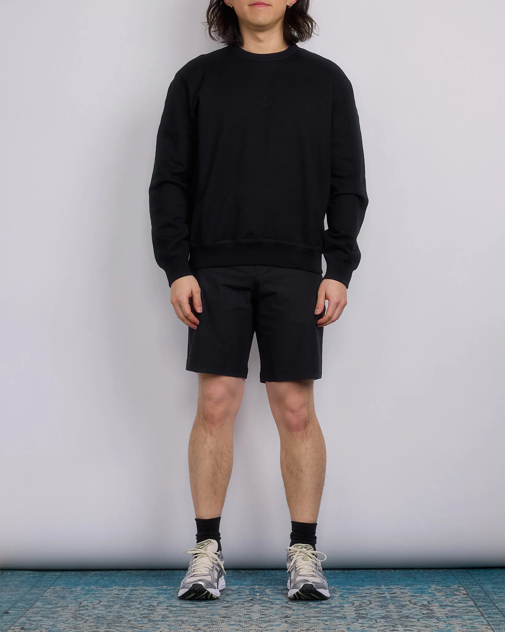 Reigning Champ Stretch Warp Knit Coach's 9 Short Black