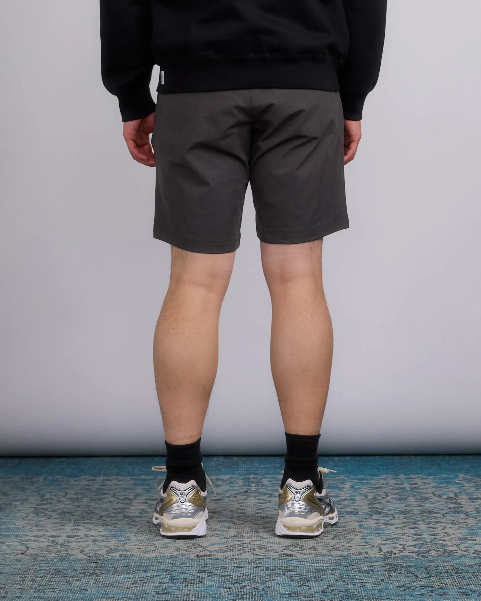 Reigning Champ Stretch Warp Knit Coach's 9 Short Carbon