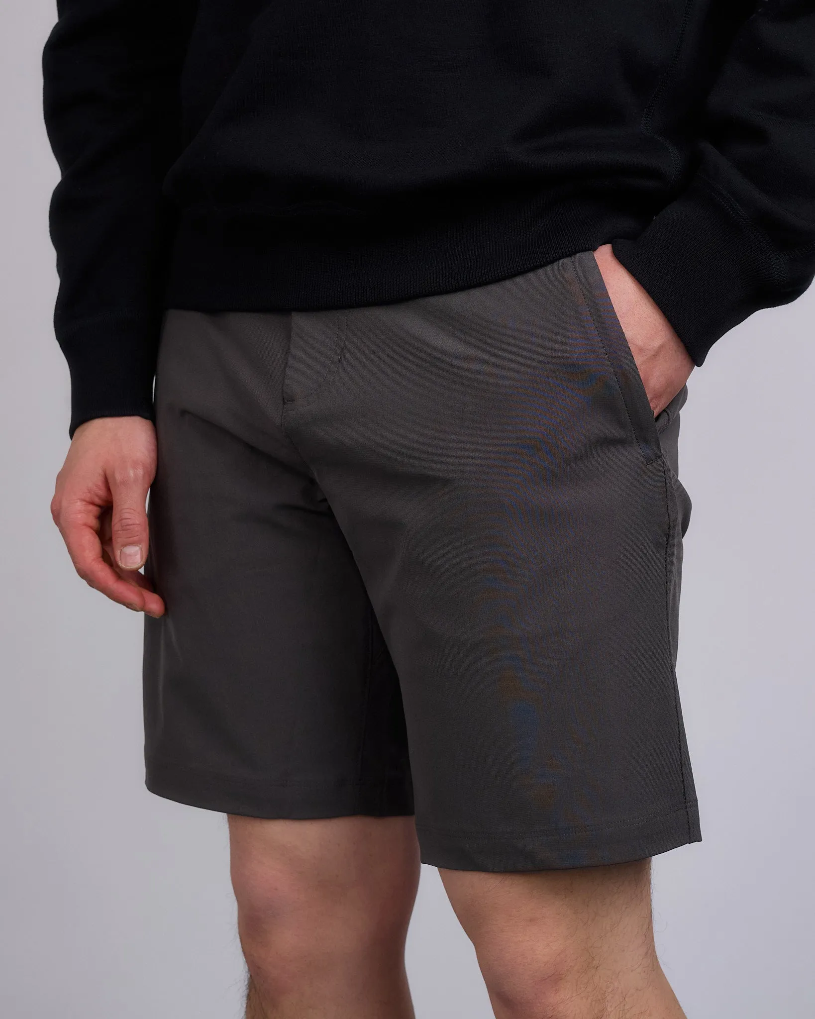 Reigning Champ Stretch Warp Knit Coach's 9 Short Carbon