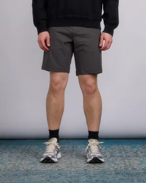 Reigning Champ Stretch Warp Knit Coach's 9 Short Carbon