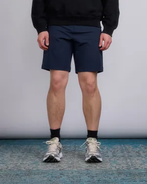 Reigning Champ Stretch Warp Knit Coach's 9 Short Navy
