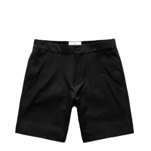 STRETCH WARP KNIT STANDARD COACH'S SHORT 9 BLACK