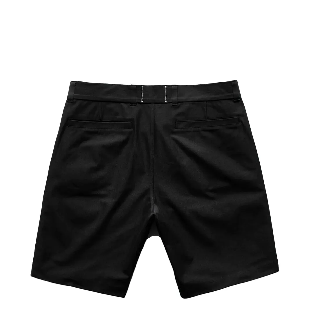 STRETCH WARP KNIT STANDARD COACH'S SHORT 9 BLACK